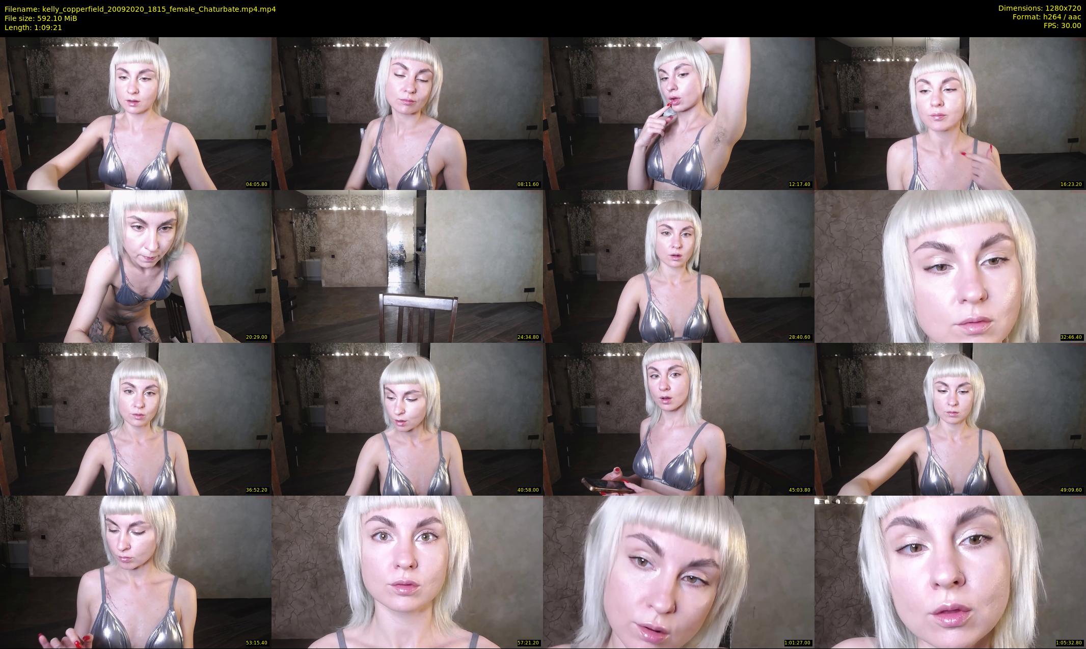 kelly_copperfield — 70 minute Chaturbate female cam show recording, 720p, Sep 20, 2020