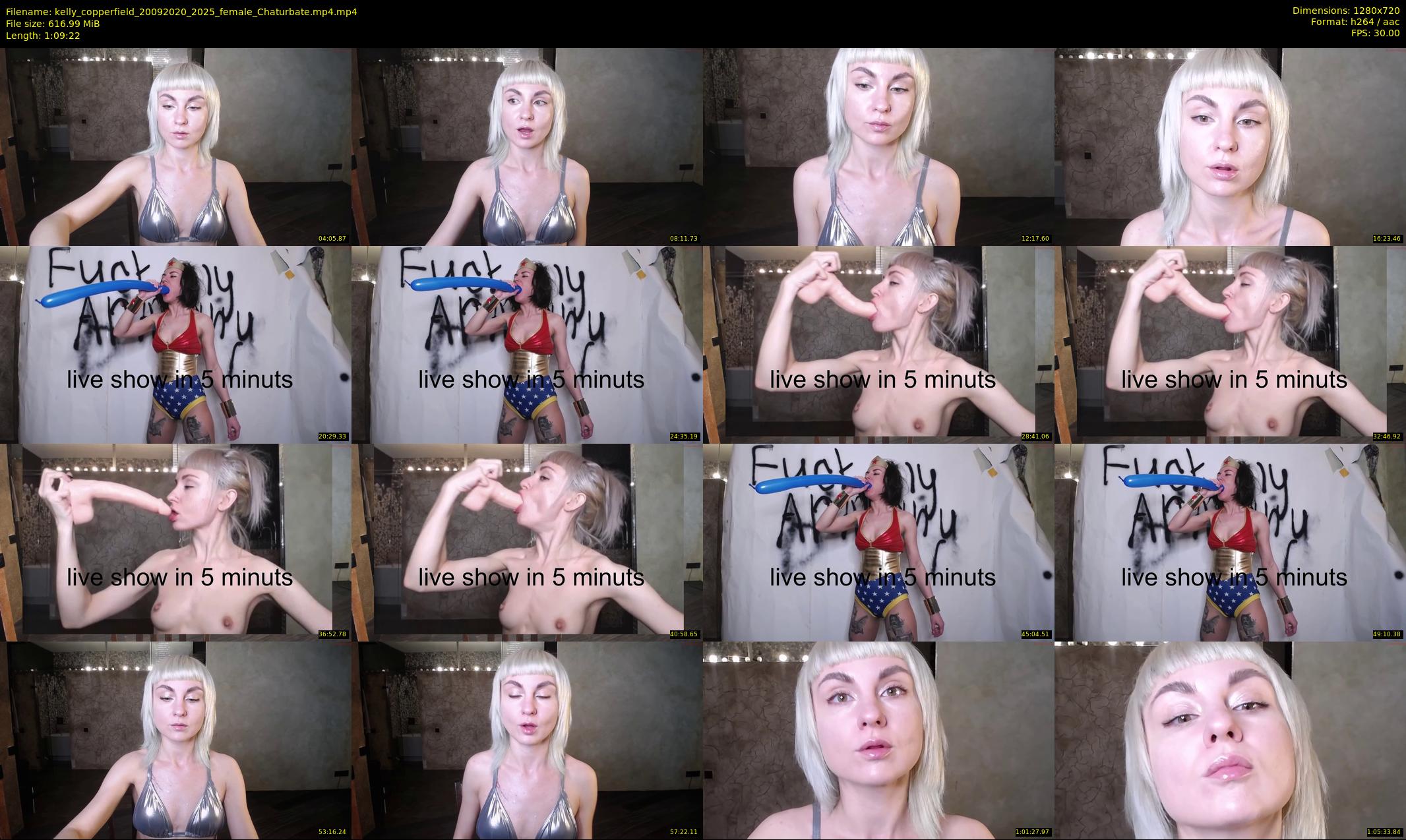 kelly_copperfield — 70 minute Chaturbate female cam show recording, 720p, Sep 20, 2020