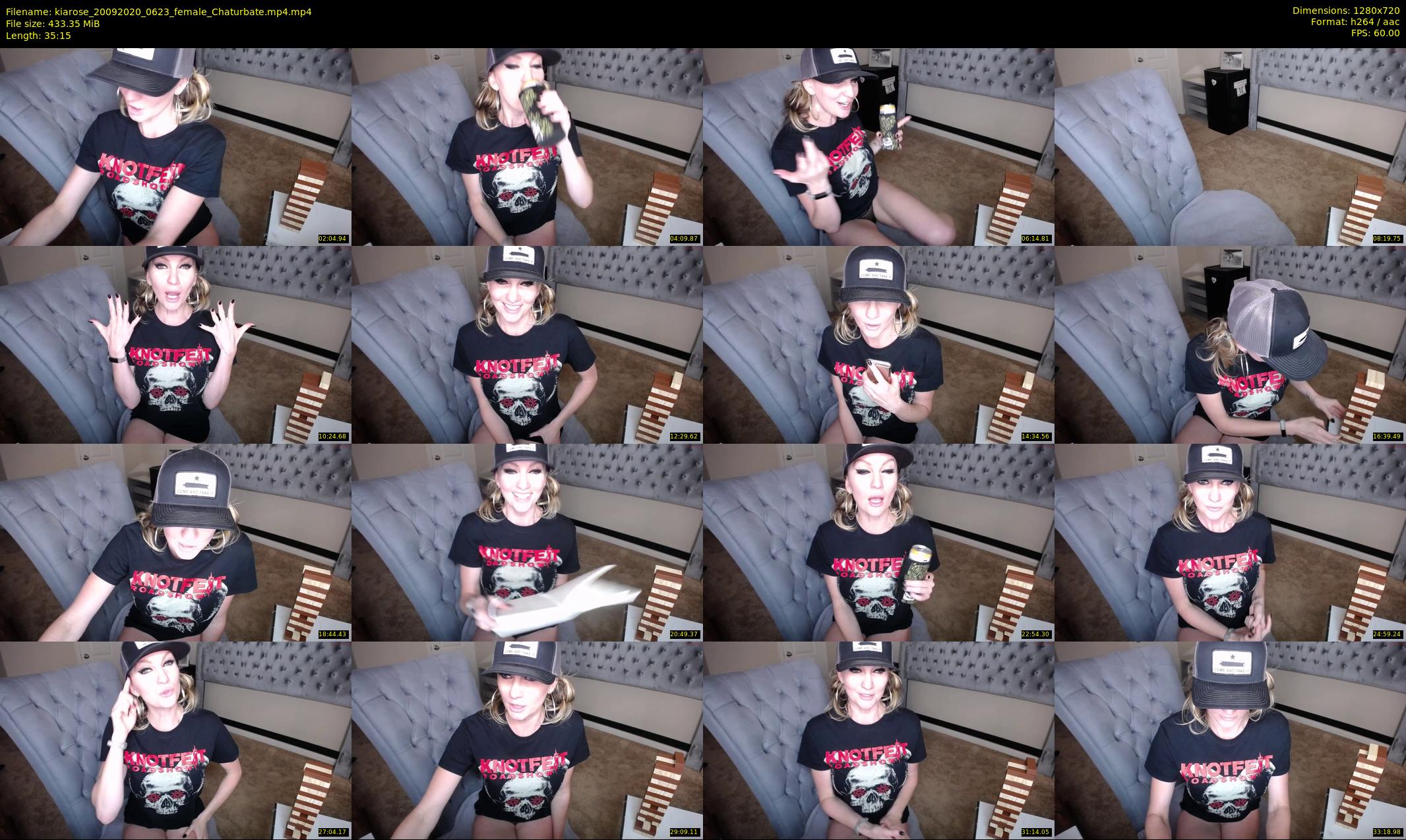 kiarose — 36 minute Chaturbate female cam show recording, 720p, Sep 20, 2020