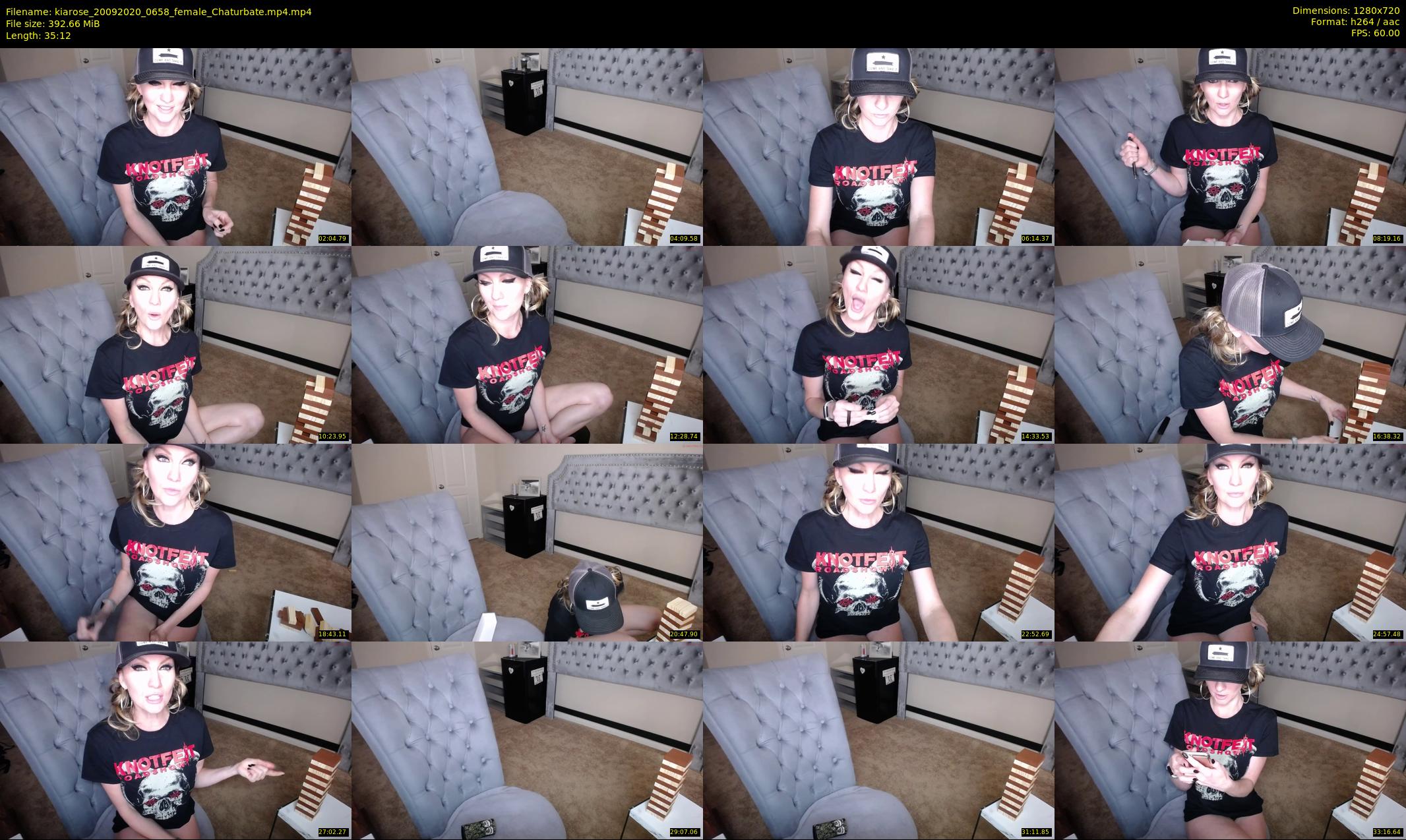 kiarose — 36 minute Chaturbate female cam show recording, 720p, Sep 20, 2020