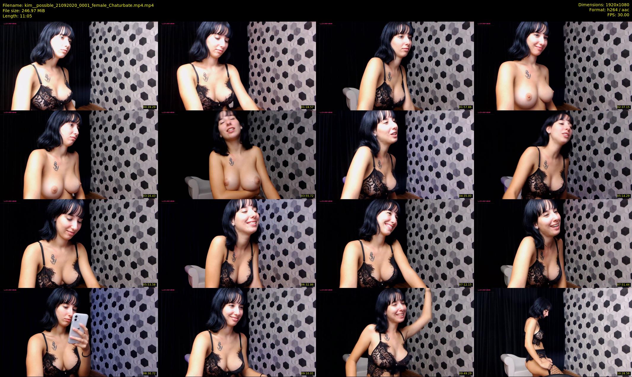kim__possible — 12 minute Chaturbate female cam show recording, 1080p, Sep 21, 2020