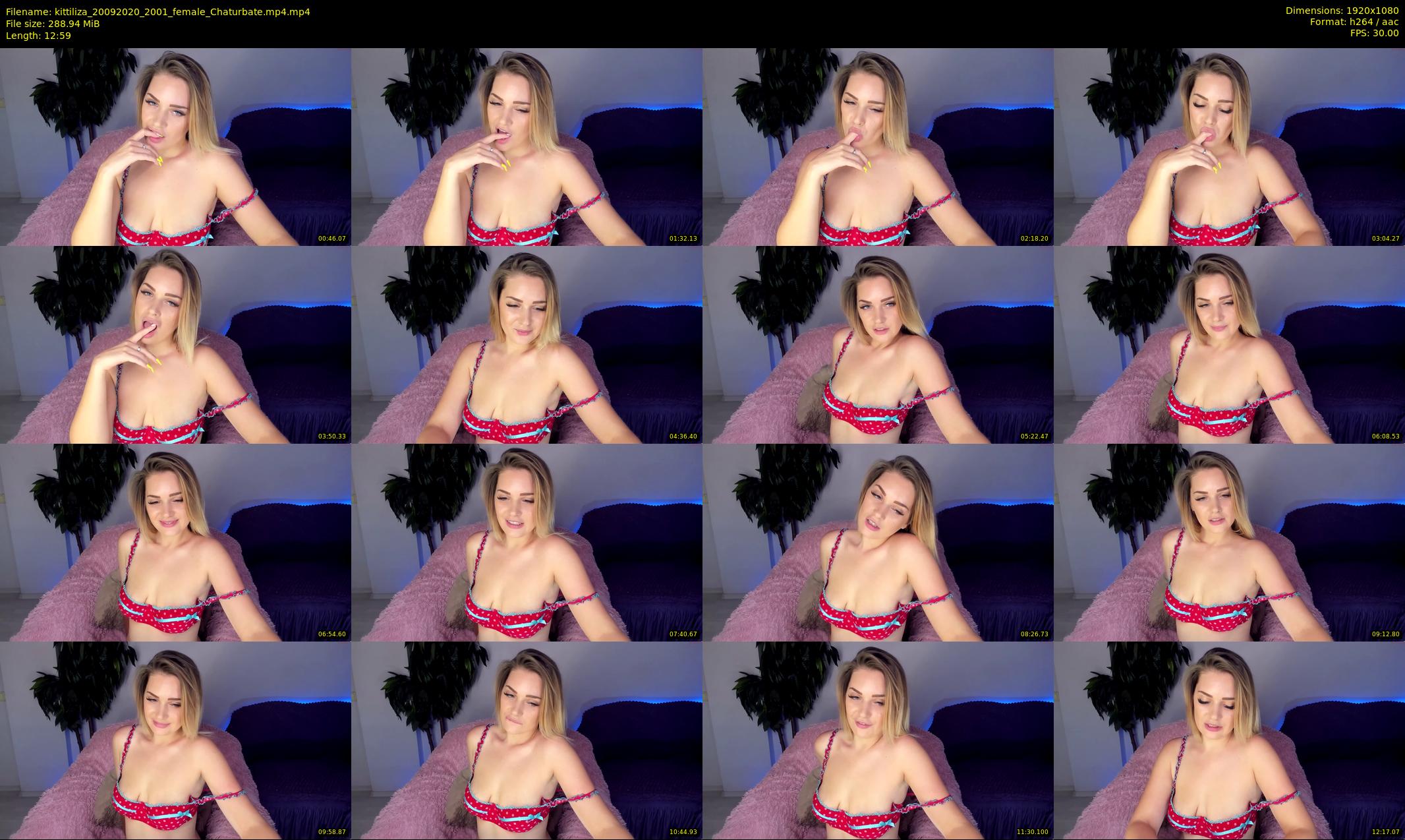 kittiliza — 13 minute Chaturbate female cam show recording, 1080p, Sep 20, 2020