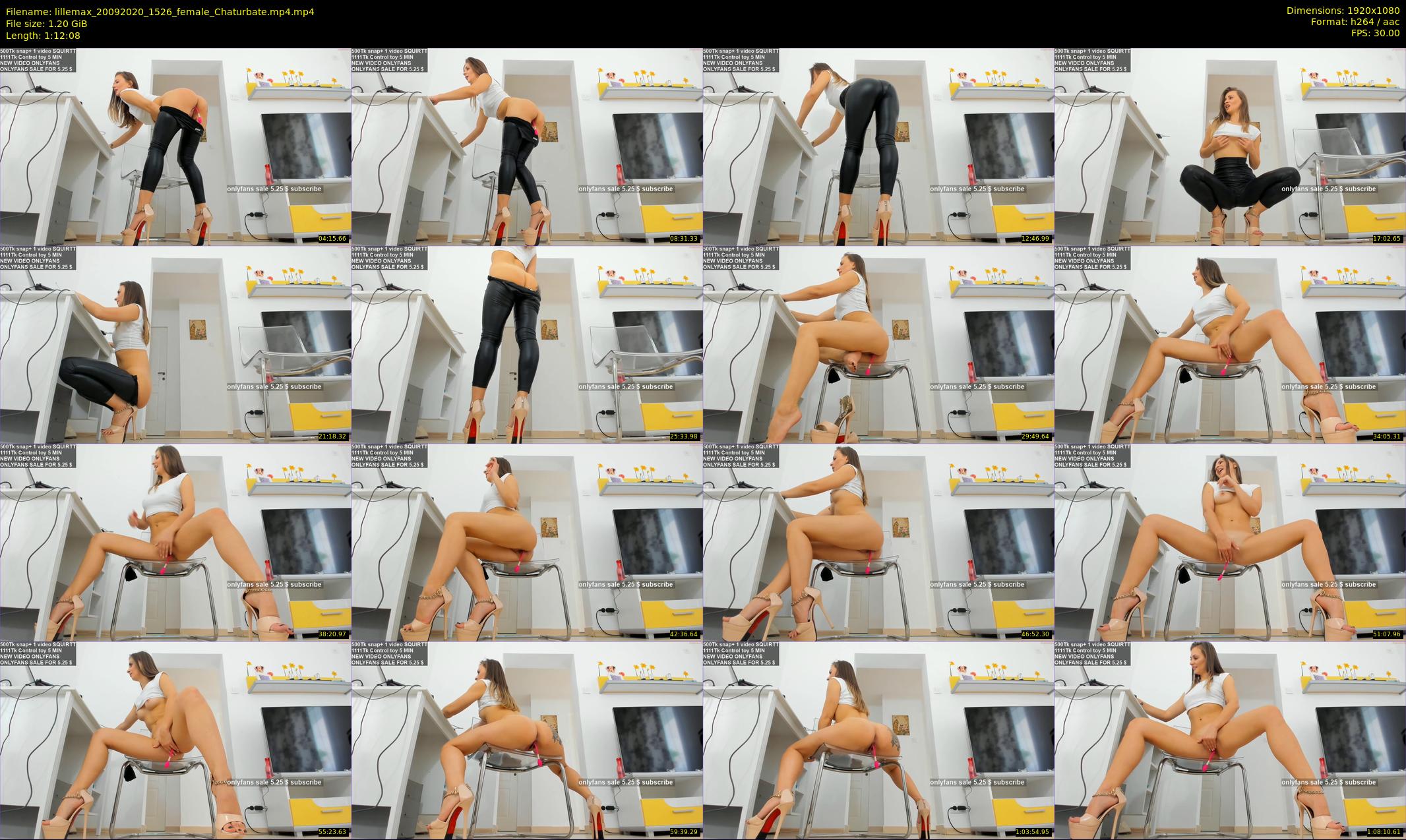lillemax — 73 minute Chaturbate female cam show recording, 1080p, Sep 20, 2020