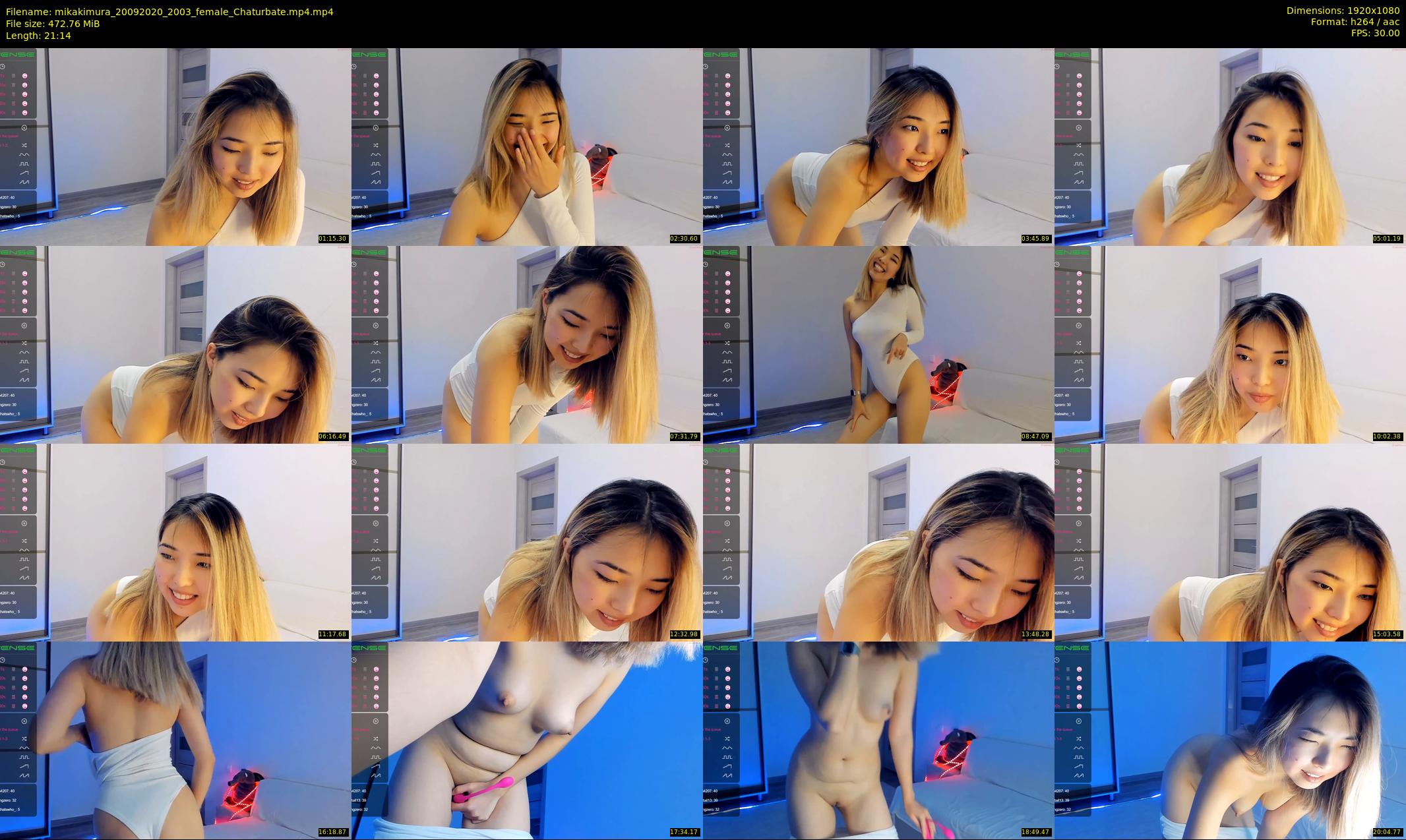 mikakimura — 22 minute Chaturbate female cam show recording, 1080p, Sep 20, 2020
