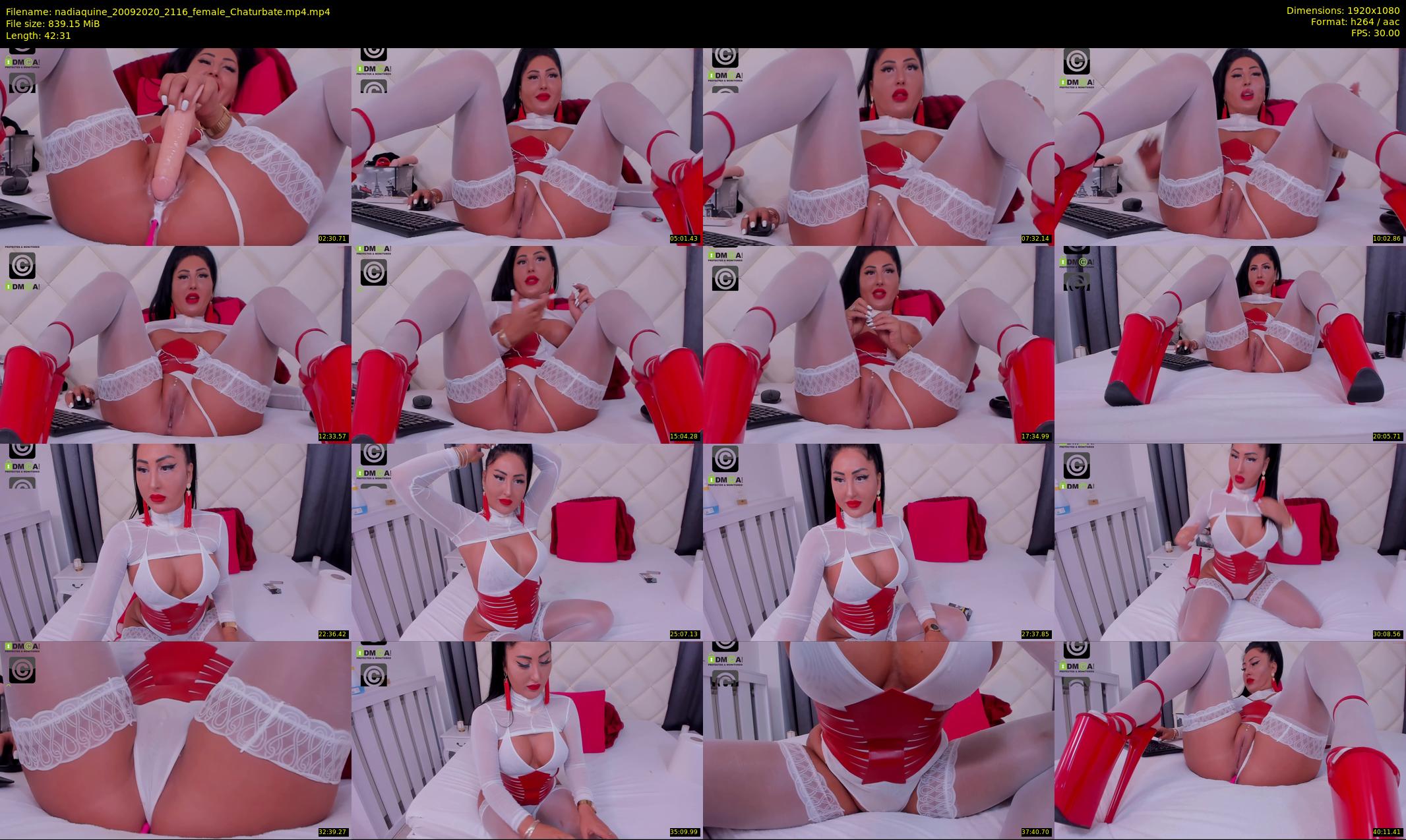 nadiaquine — 43 minute Chaturbate female cam show recording, 1080p, Sep 20, 2020