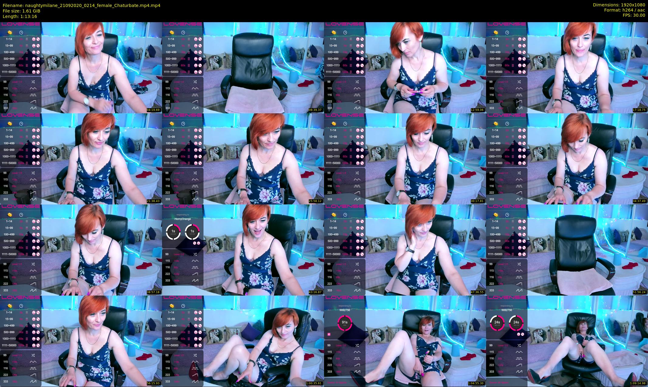 naughtymilane — 74 minute Chaturbate female cam show recording, 1080p, Sep 21, 2020