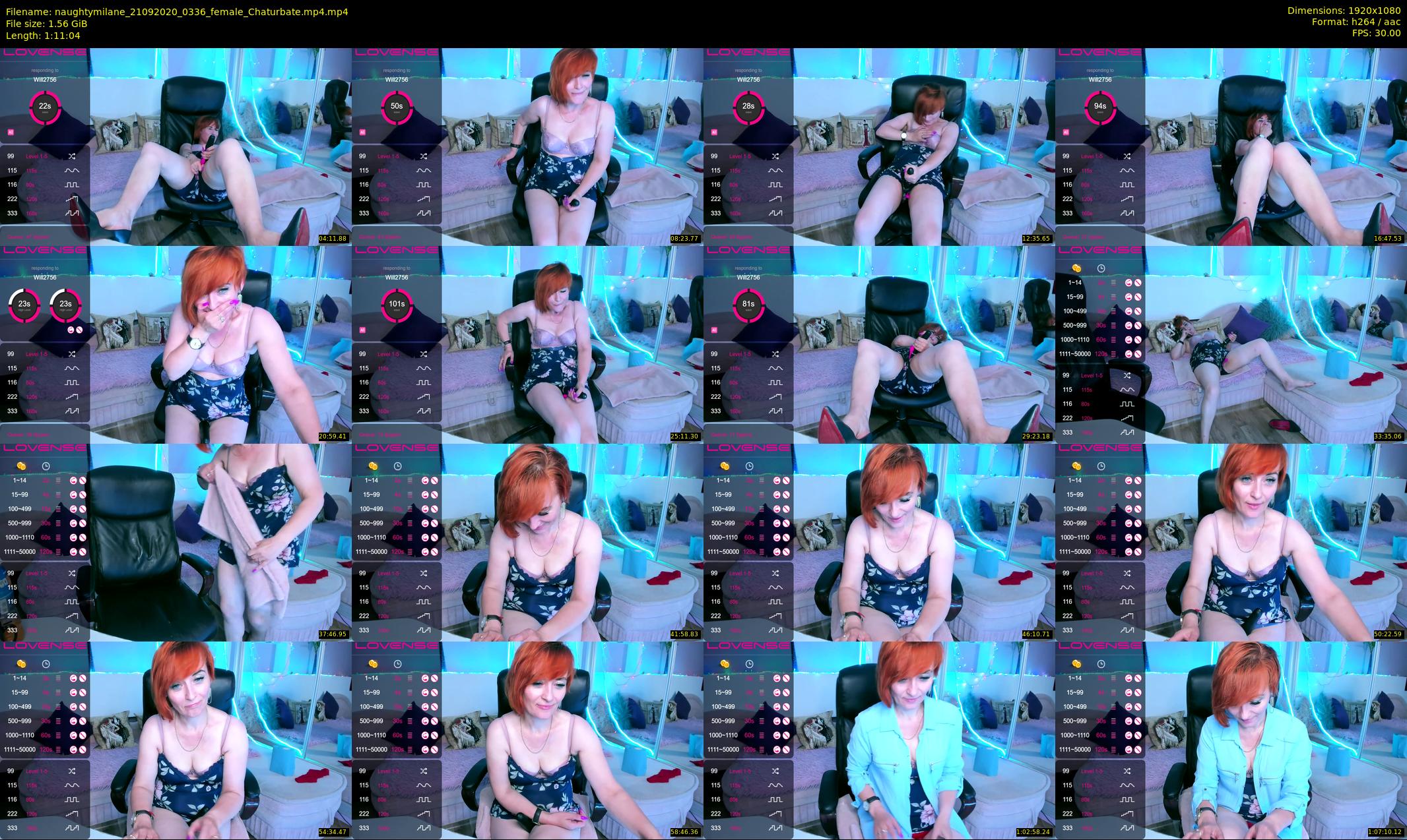 naughtymilane — 72 minute Chaturbate female cam show recording, 1080p, Sep 21, 2020