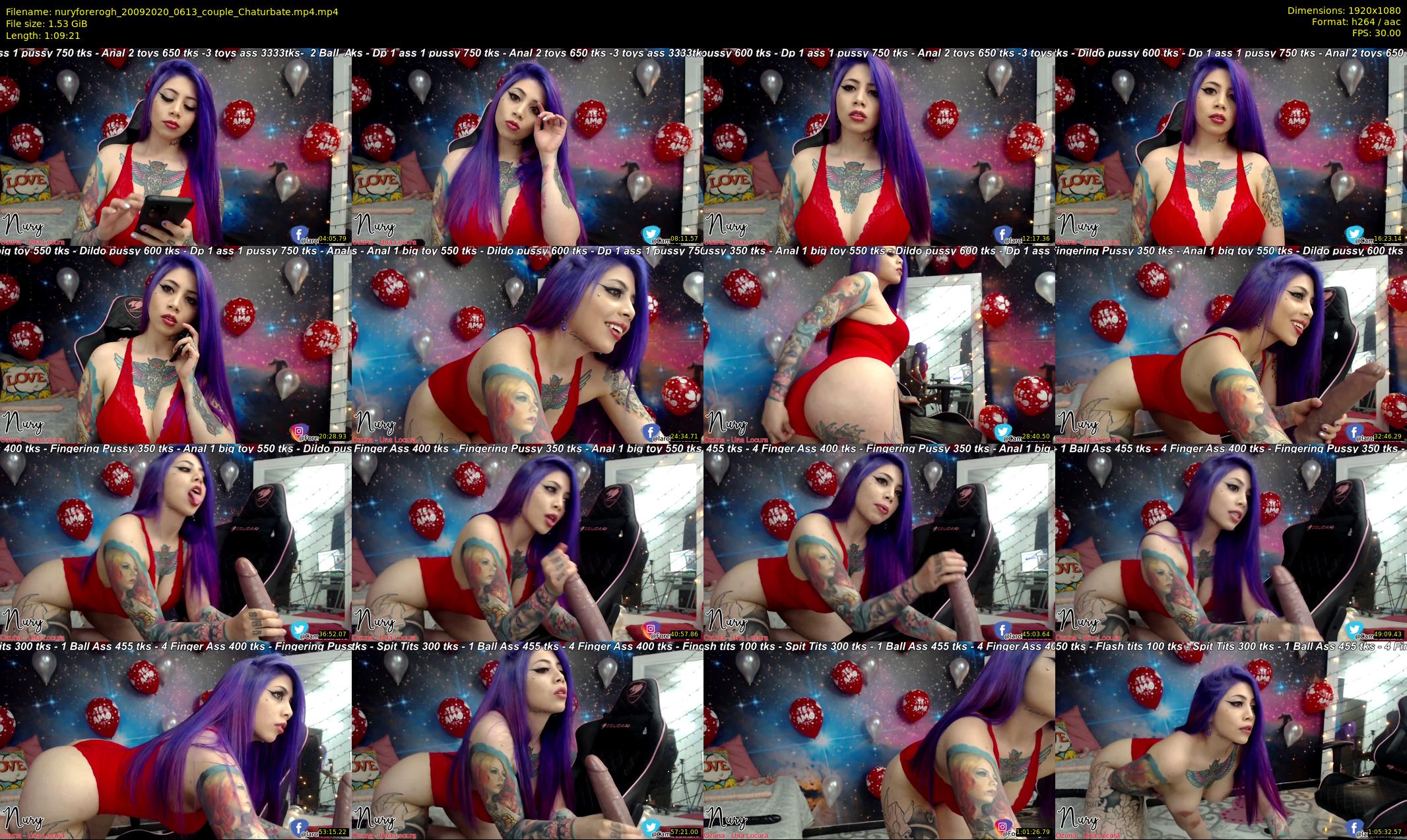 nuryforerogh — 70 minute Chaturbate female cam show recording, 1080p, Sep 20, 2020