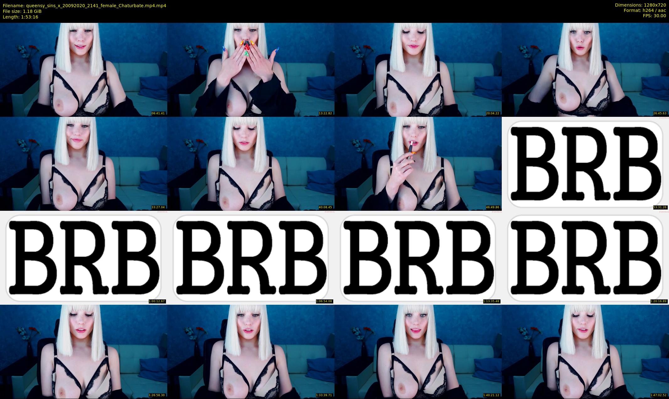 queensy_sins_x — 114 minute Chaturbate female cam show recording, 720p, Sep 20, 2020