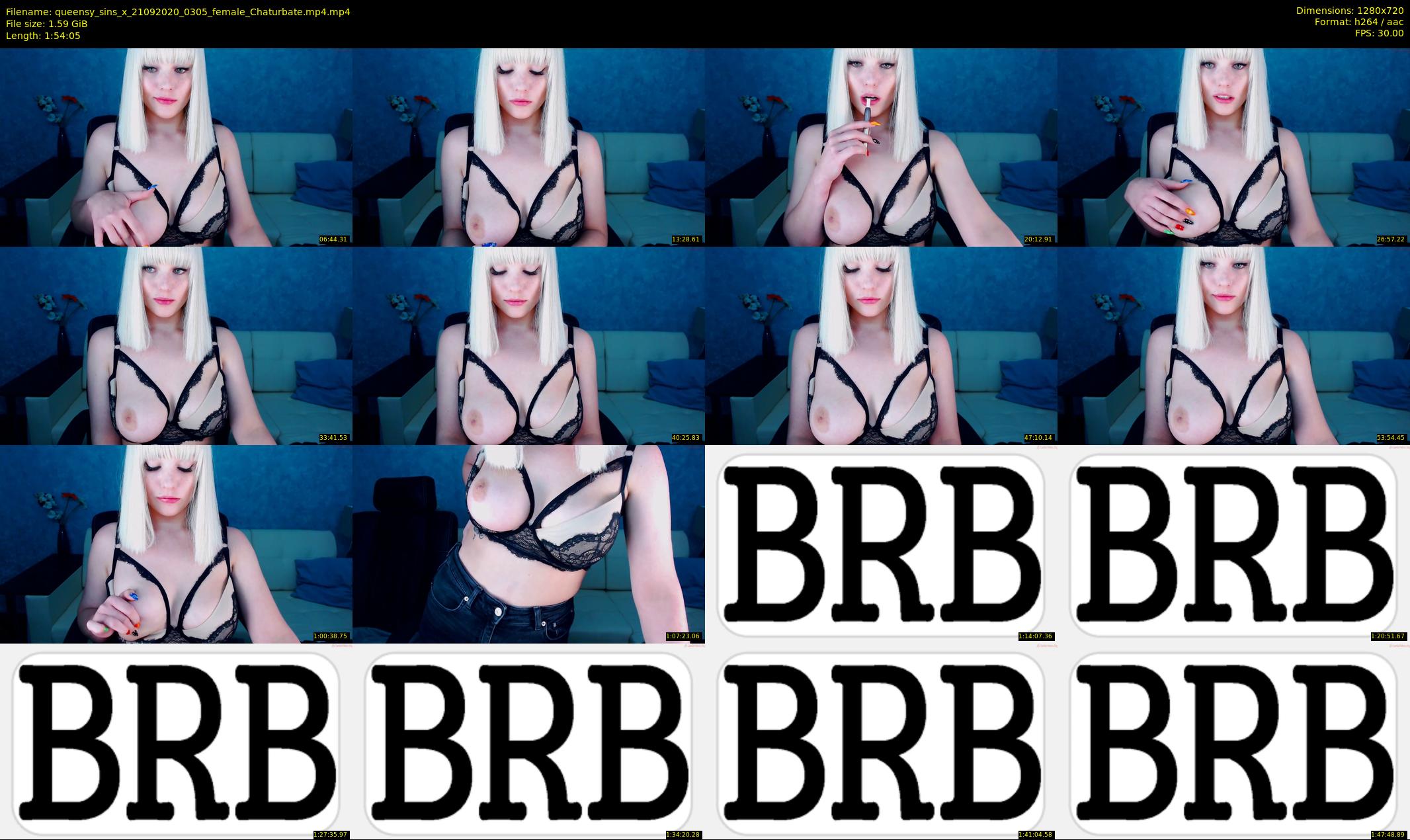 queensy_sins_x — 115 minute Chaturbate female cam show recording, 720p, Sep 21, 2020