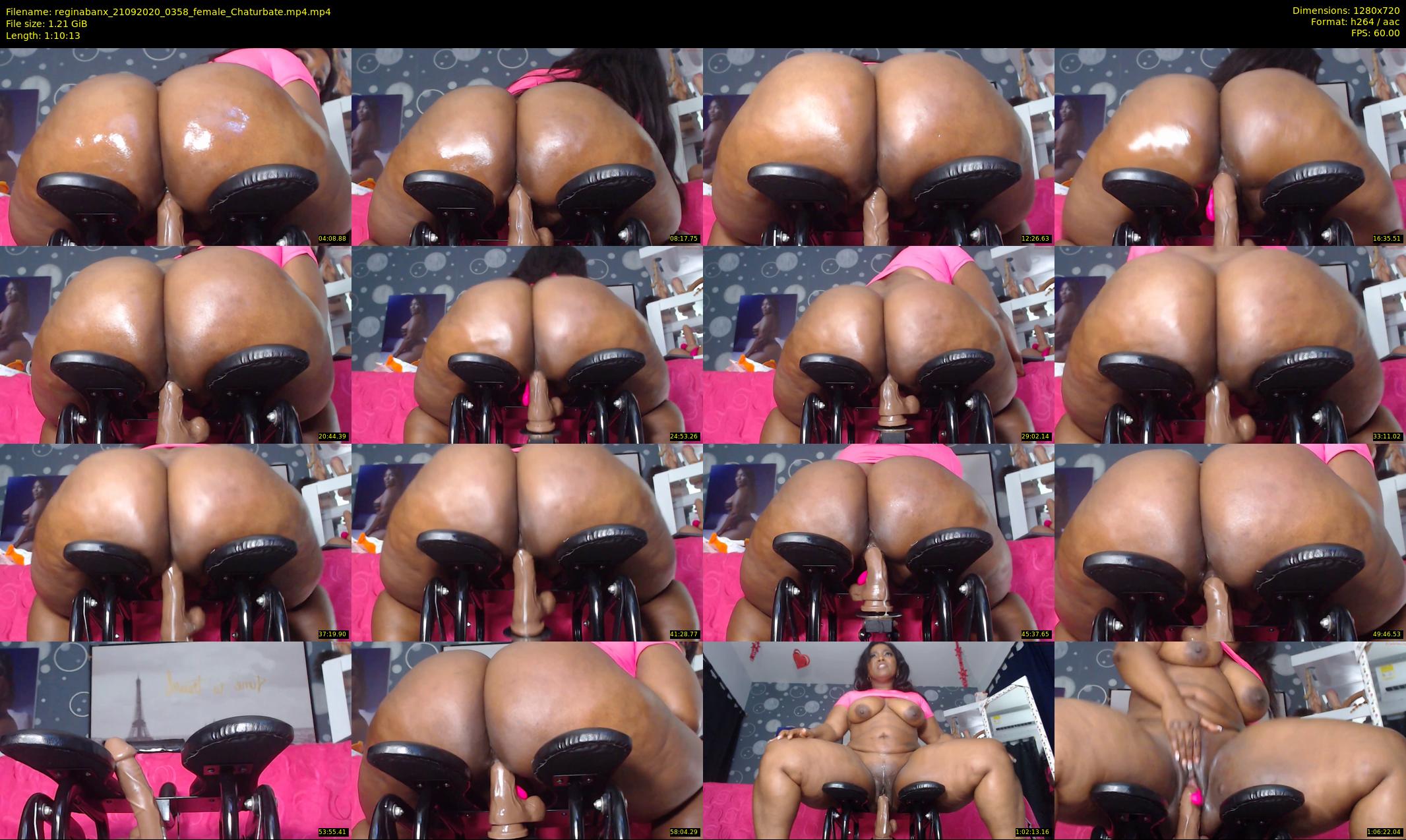 reginabanx — 71 minute Chaturbate female cam show recording, 720p, Sep 21, 2020