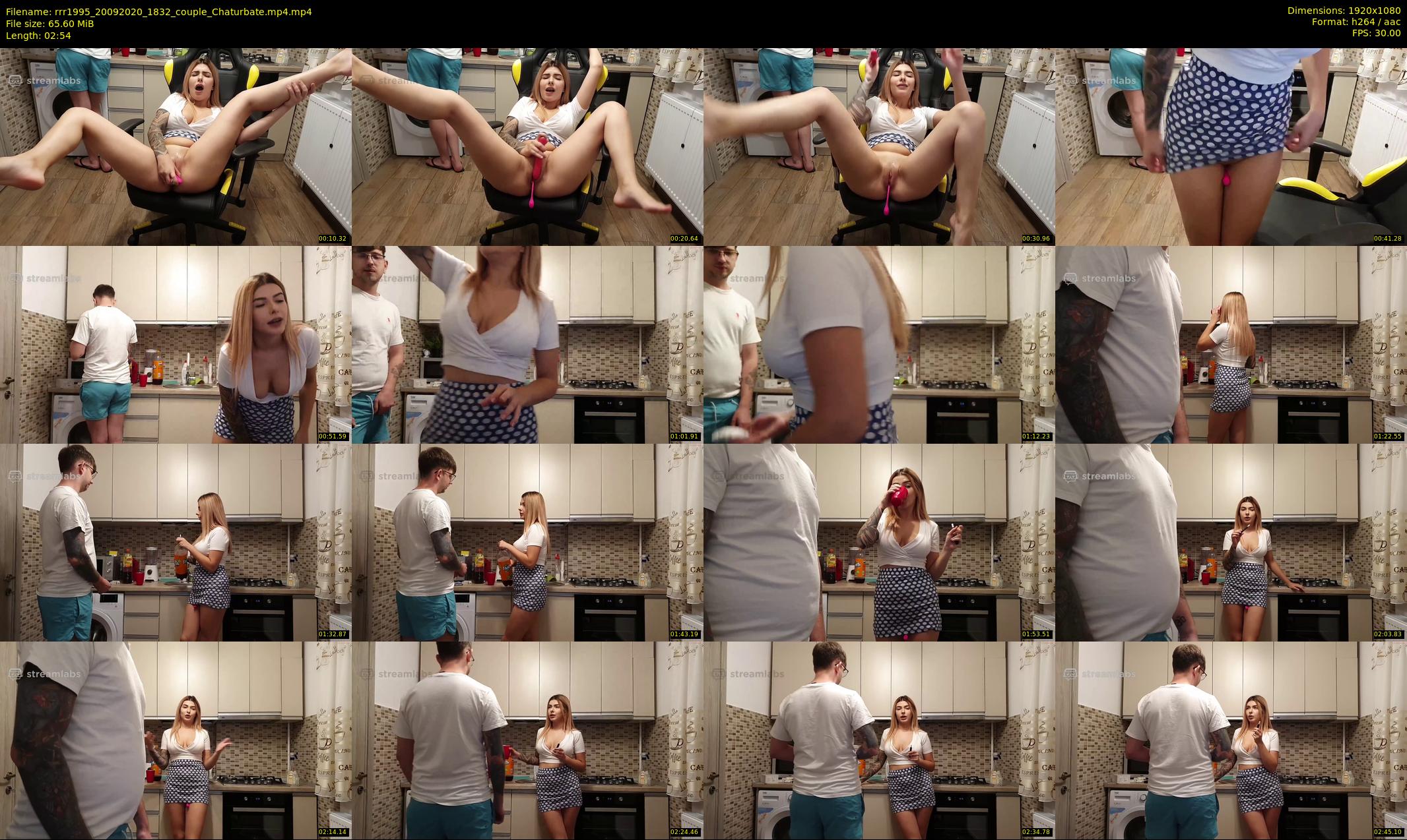 rrr1995 — 3 minute Chaturbate couple cam show recording, 1080p, Sep 20, 2020