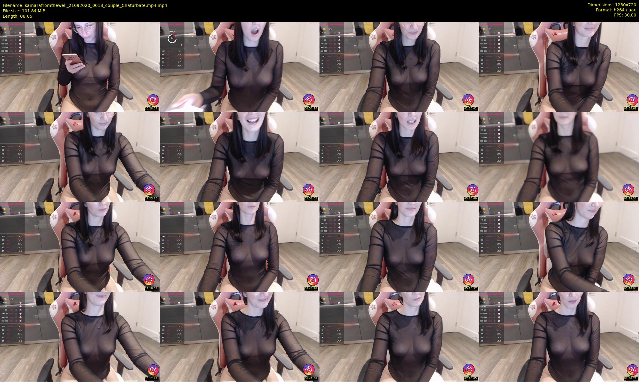 samarafromthewell — 9 minute Chaturbate female cam show recording, 720p, Sep 21, 2020