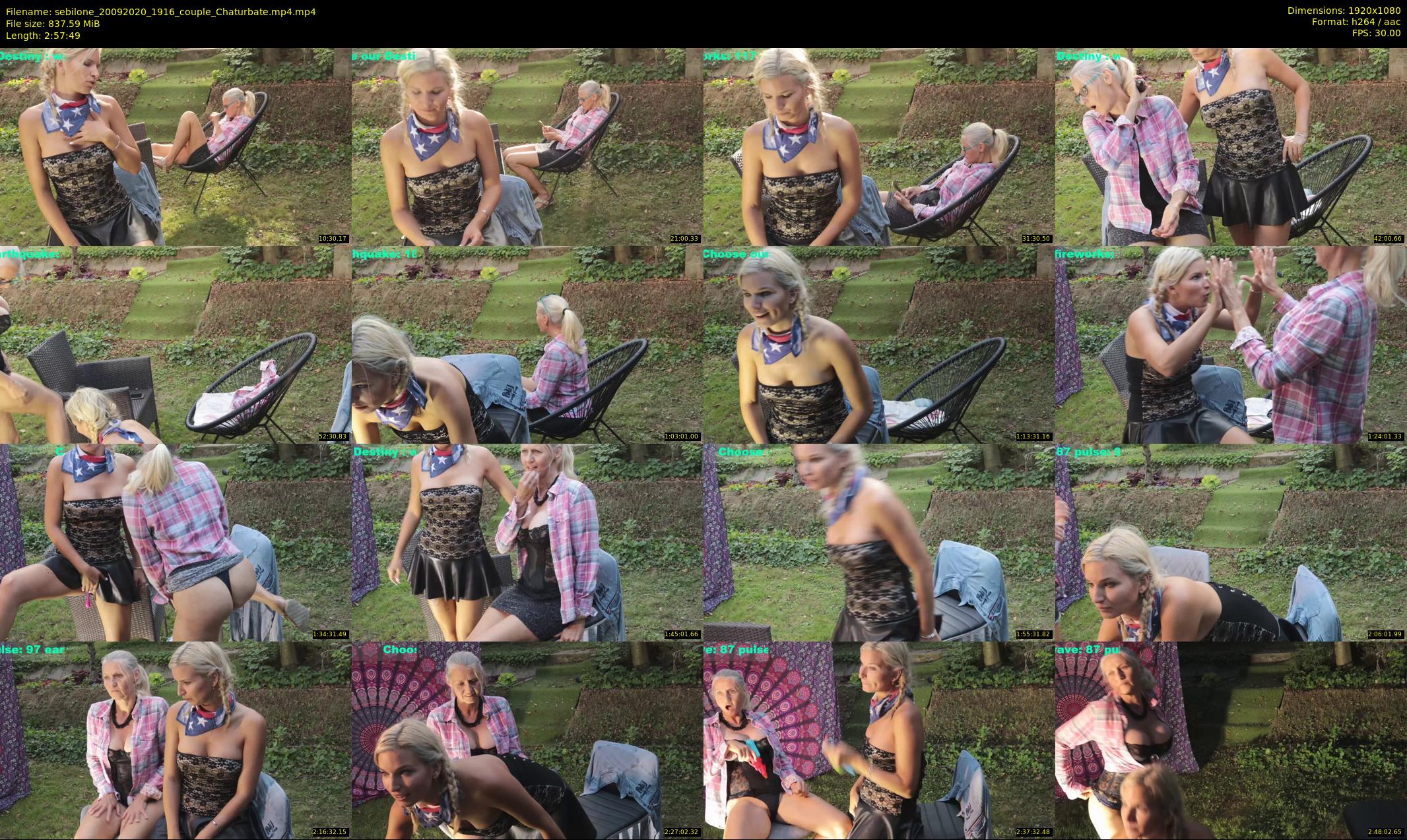 sebilone — 178 minute Chaturbate couple cam show recording, 1080p, Sep 20, 2020