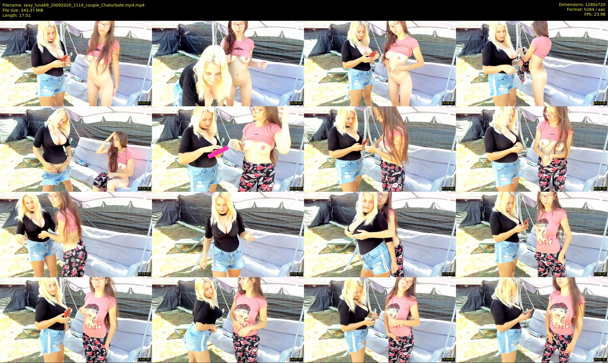 sexy_luna69 — 18 minute Chaturbate couple cam show recording, 720p, Sep 20, 2020