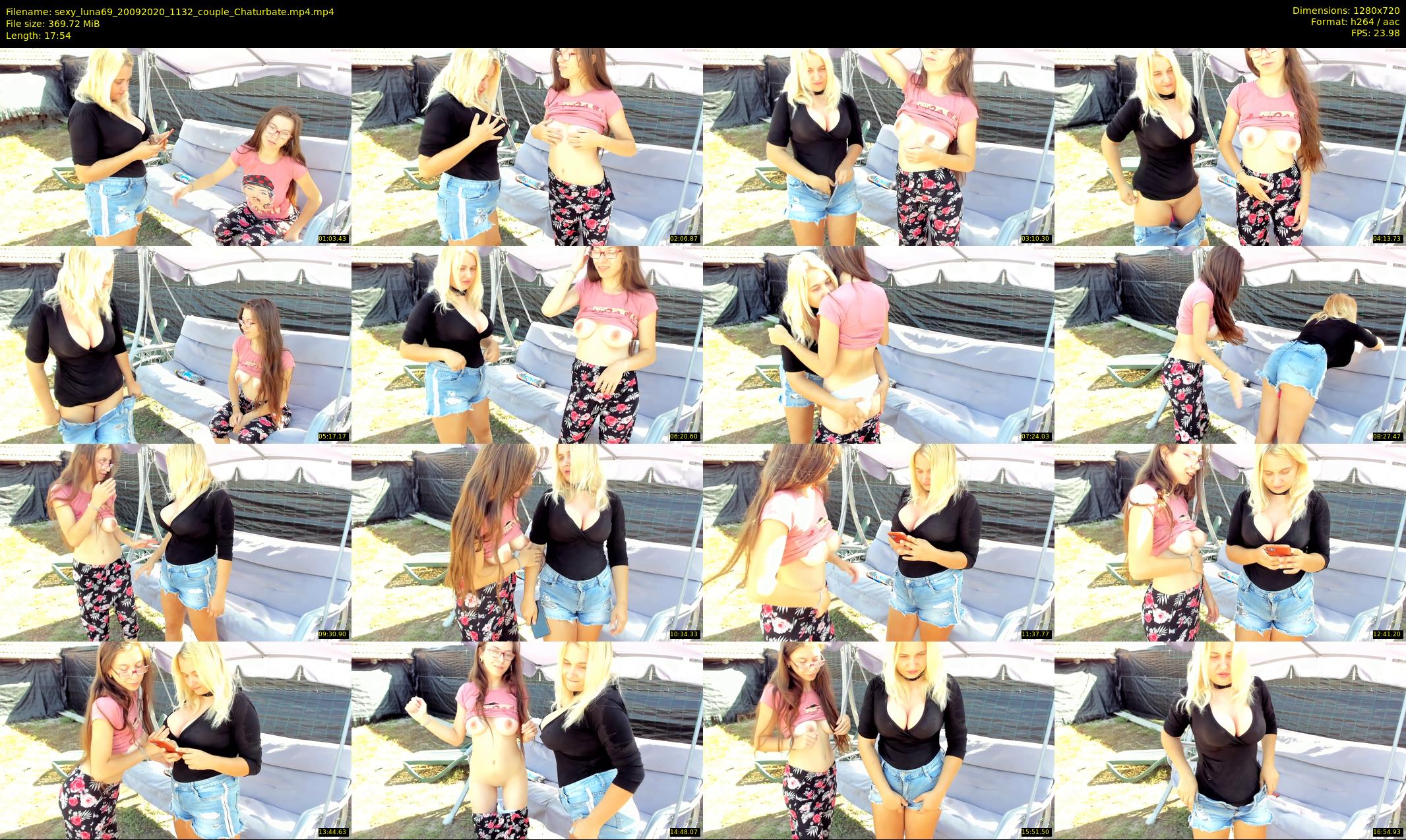 sexy_luna69 — 18 minute Chaturbate couple cam show recording, 720p, Sep 20, 2020