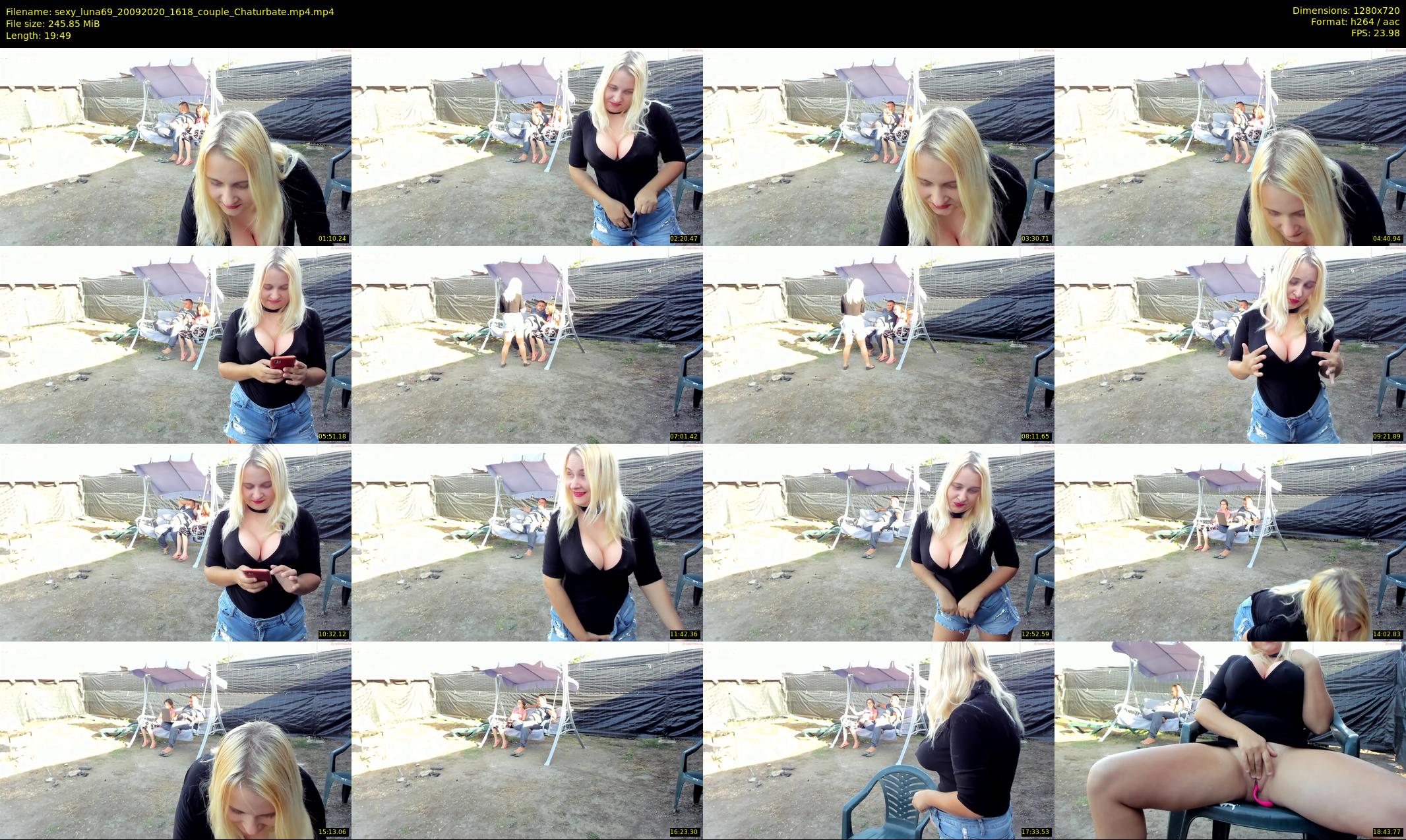 sexy_luna69 — 20 minute Chaturbate couple cam show recording, 720p, Sep 20, 2020