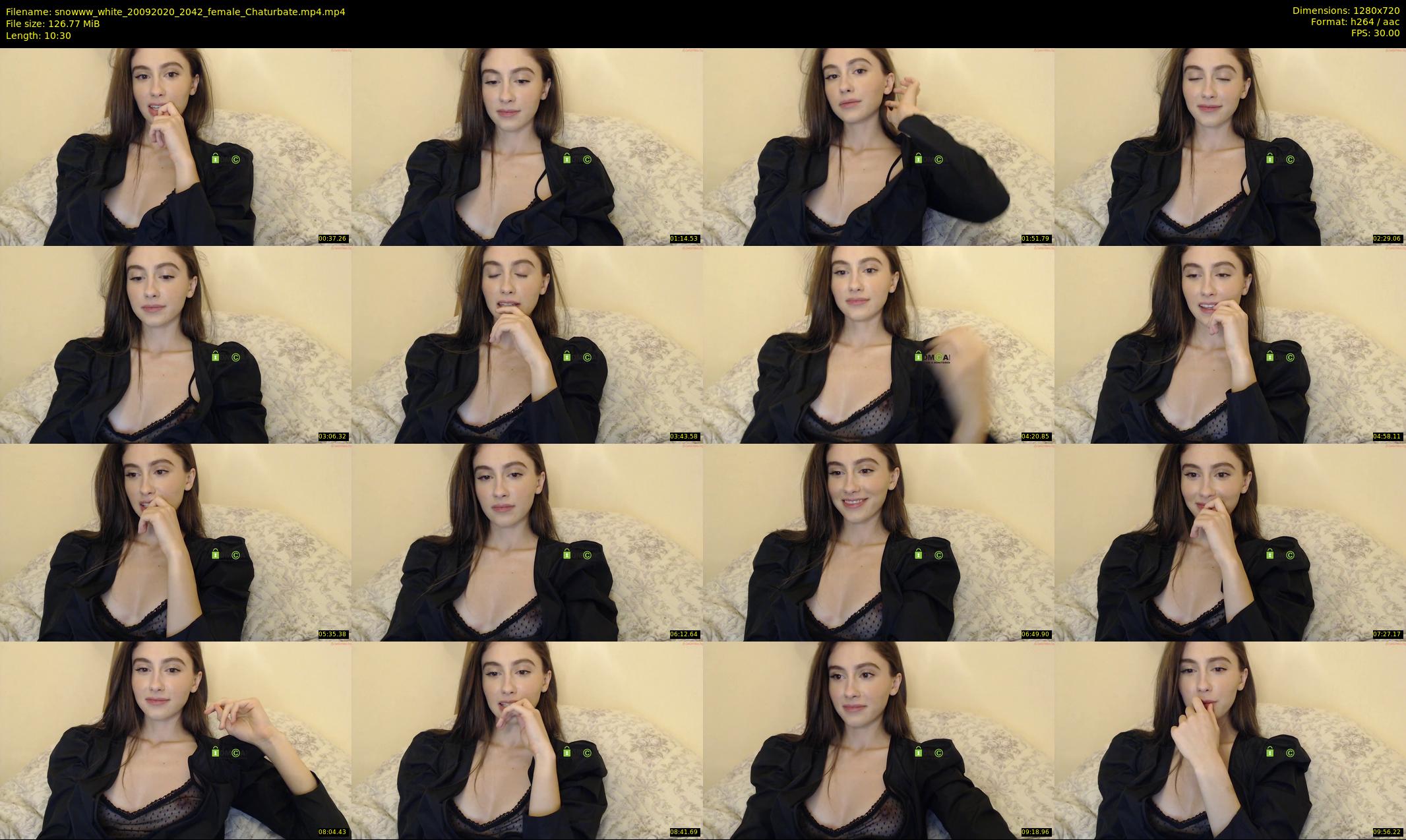 snowww_white — 11 minute Chaturbate female cam show recording, 720p, Sep 20, 2020