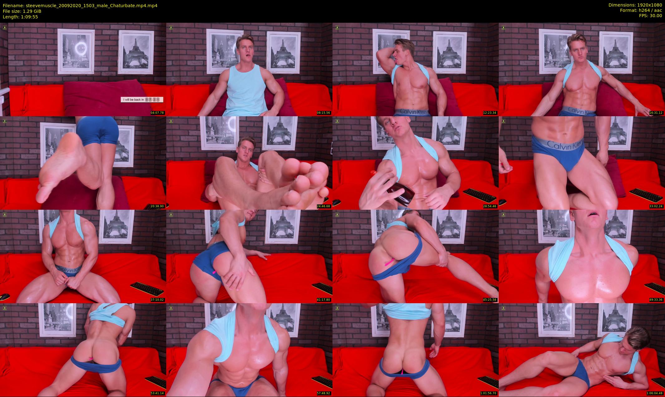 steevemuscle — 70 minute Chaturbate male cam show recording, 1080p, Sep 20, 2020