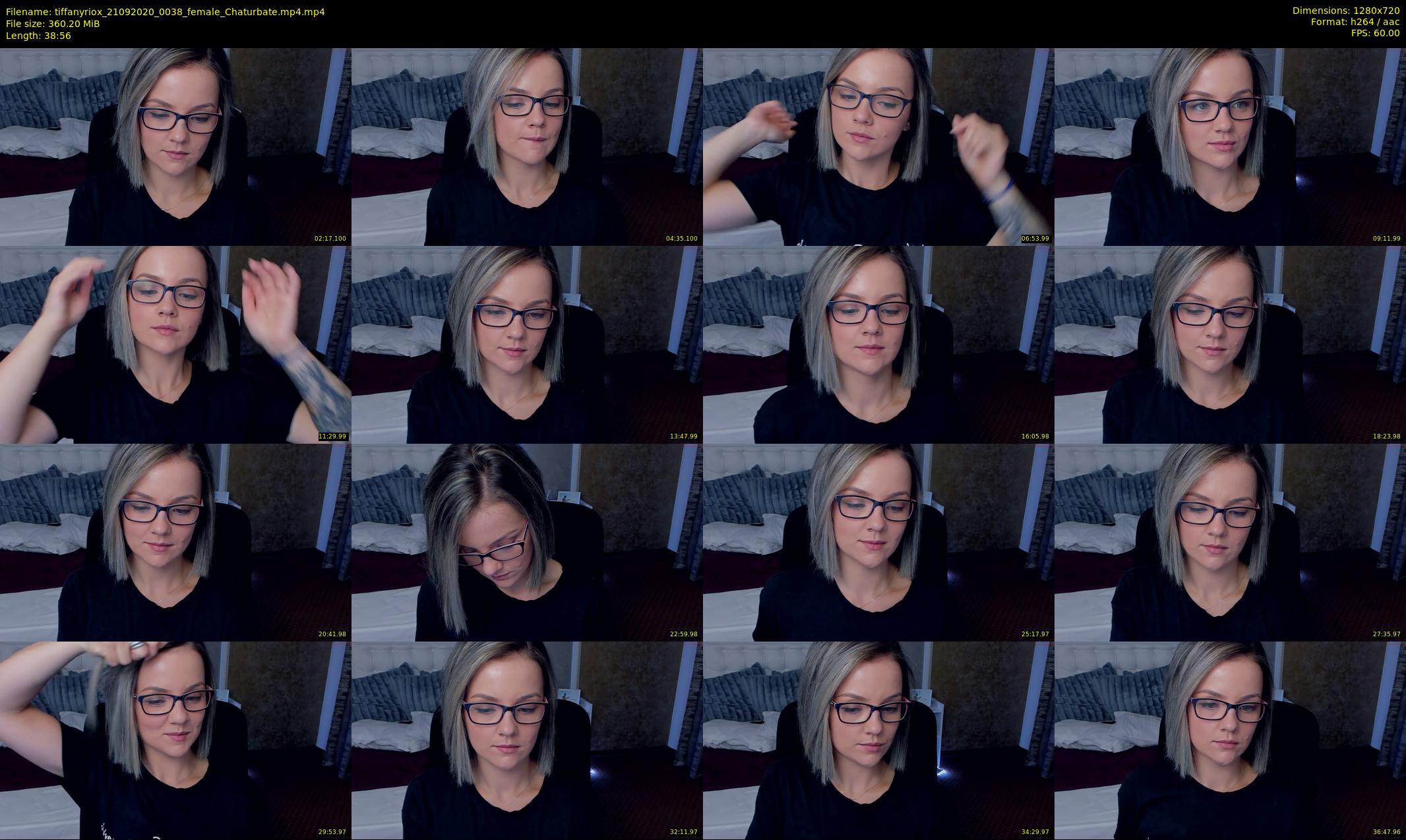 tiffanyriox — 39 minute Chaturbate female cam show recording, 720p, Sep 21, 2020