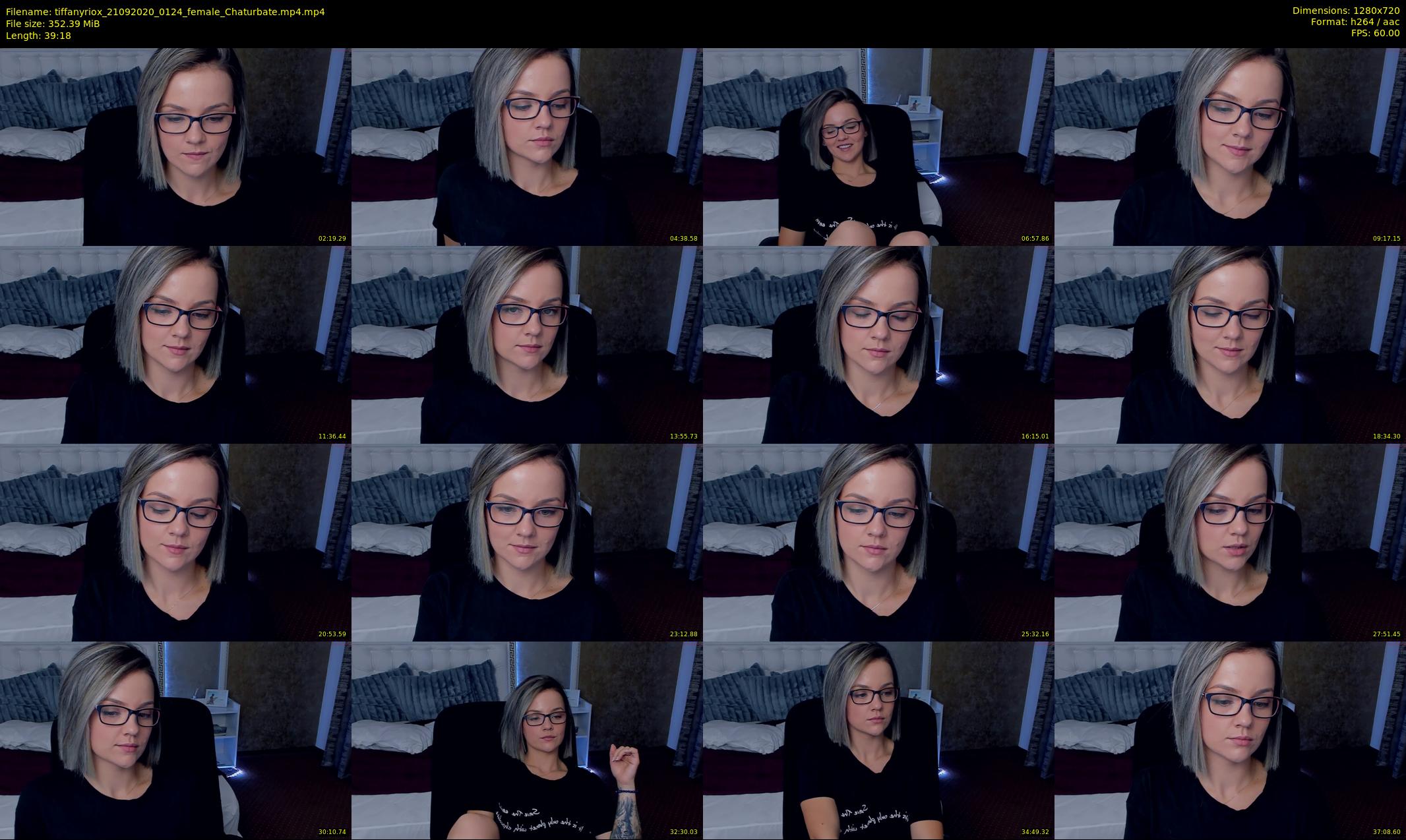 tiffanyriox — 40 minute Chaturbate female cam show recording, 720p, Sep 21, 2020