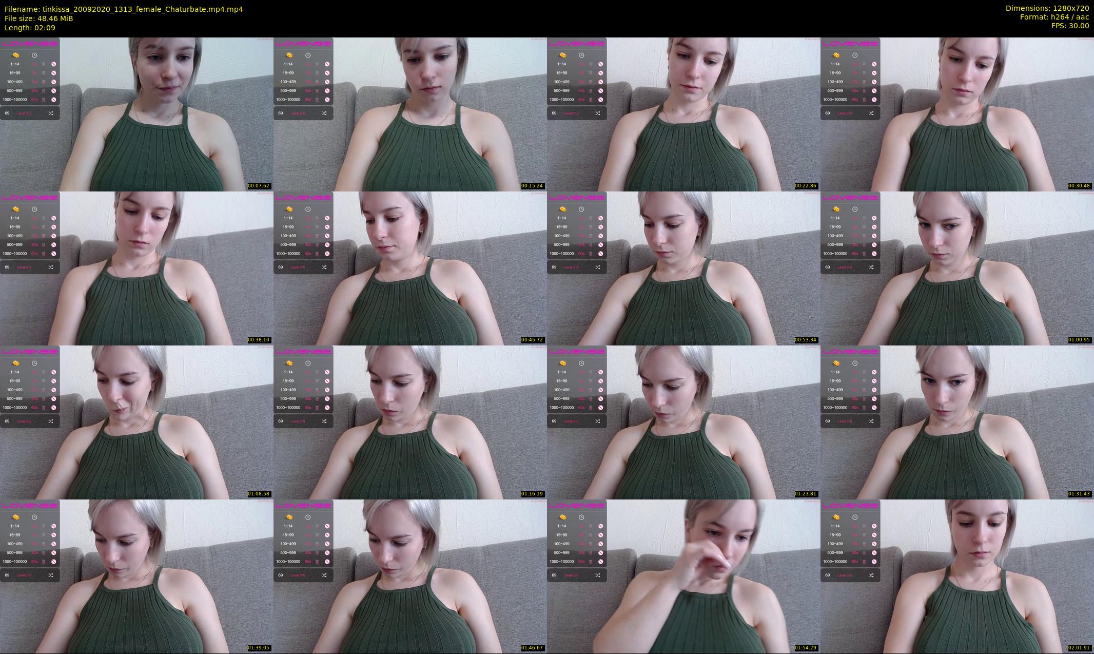 tinkissa — 3 minute Chaturbate couple cam show recording, 720p, Sep 20, 2020