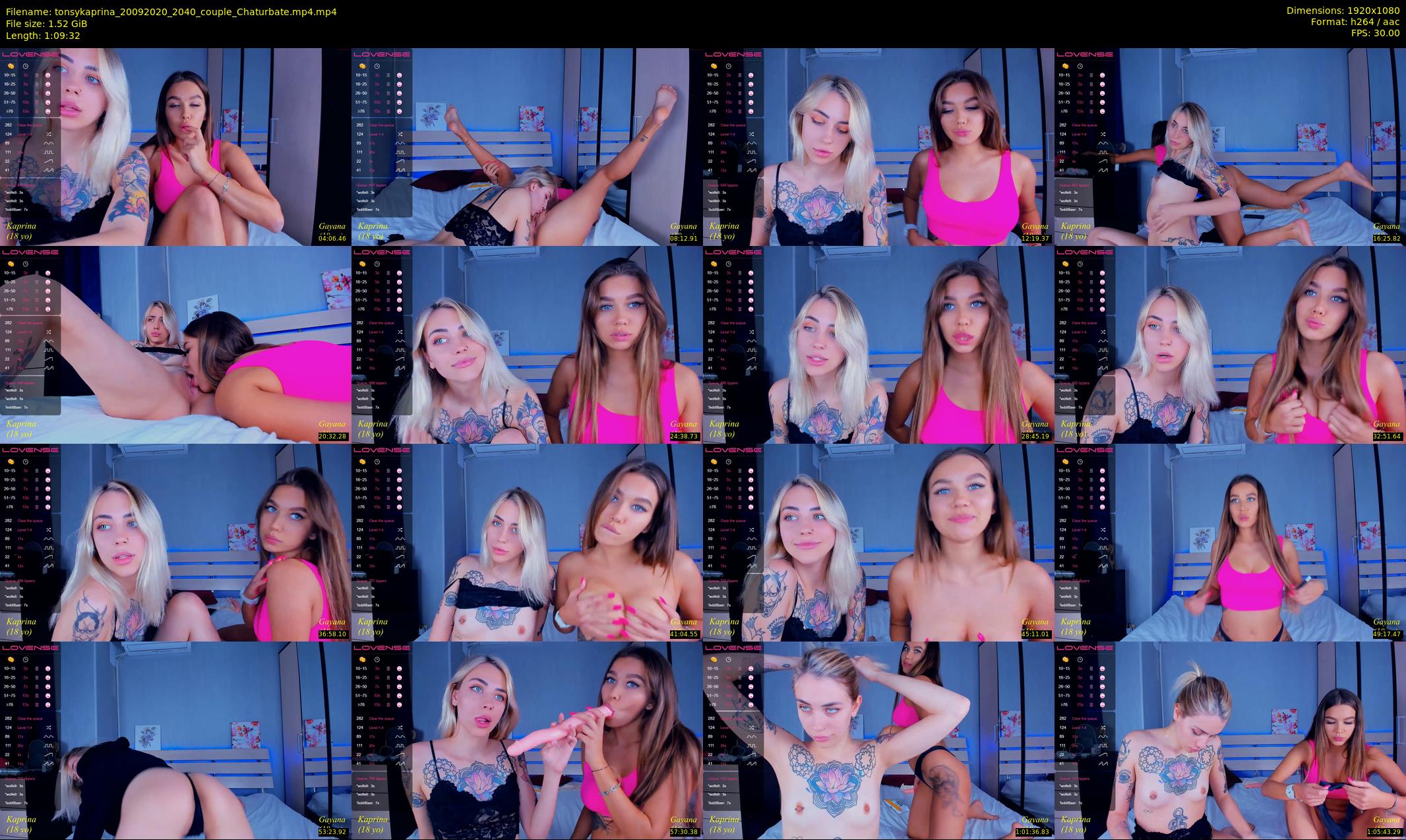 tonsykaprina — 70 minute Chaturbate couple cam show recording, 1080p, Sep 20, 2020
