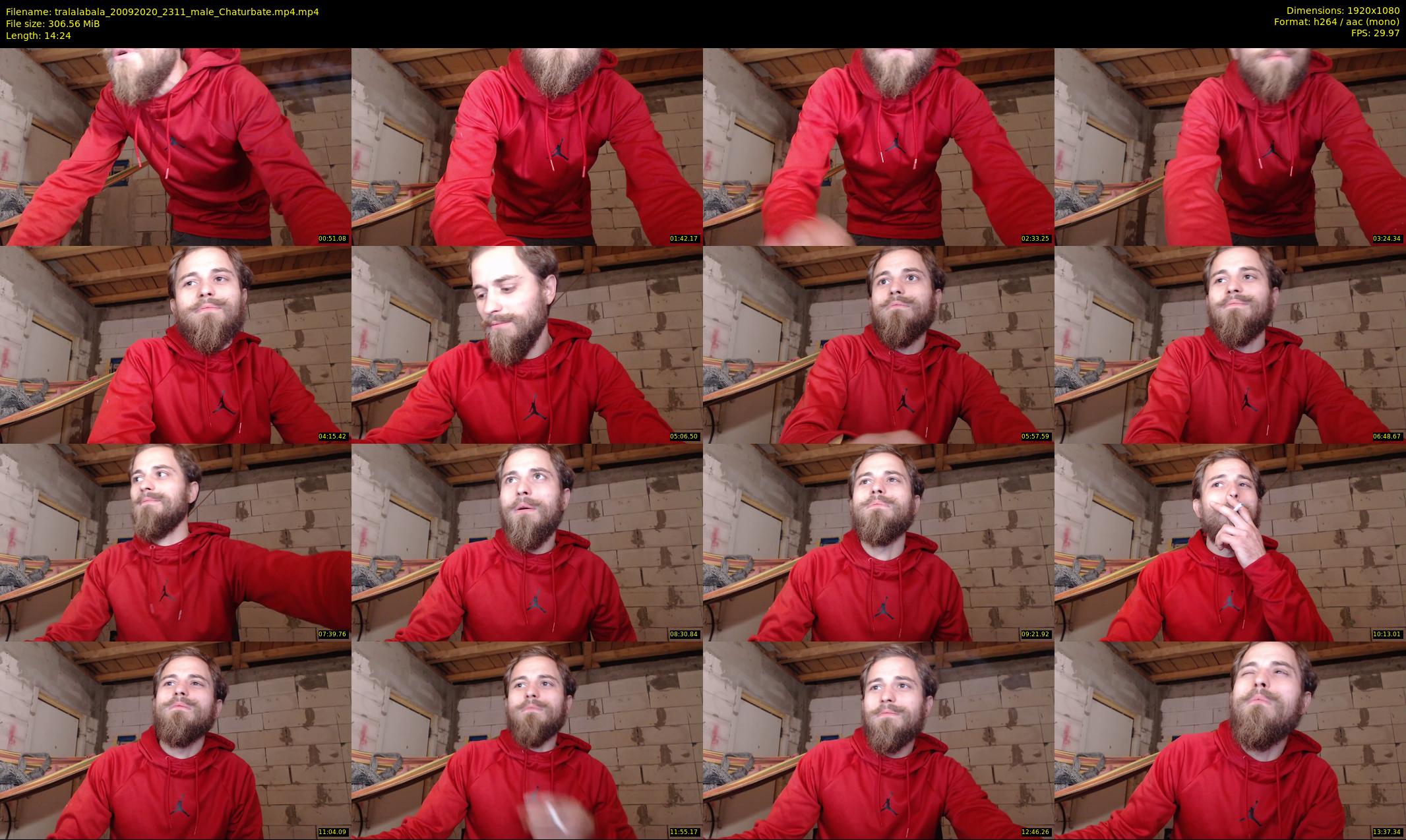 tralalabala — 15 minute Chaturbate male cam show recording, 1080p, Sep 20, 2020