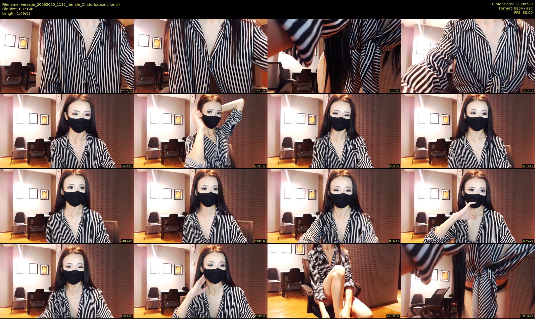 verasun — 70 minute Chaturbate female cam show recording, 720p, Sep 20, 2020