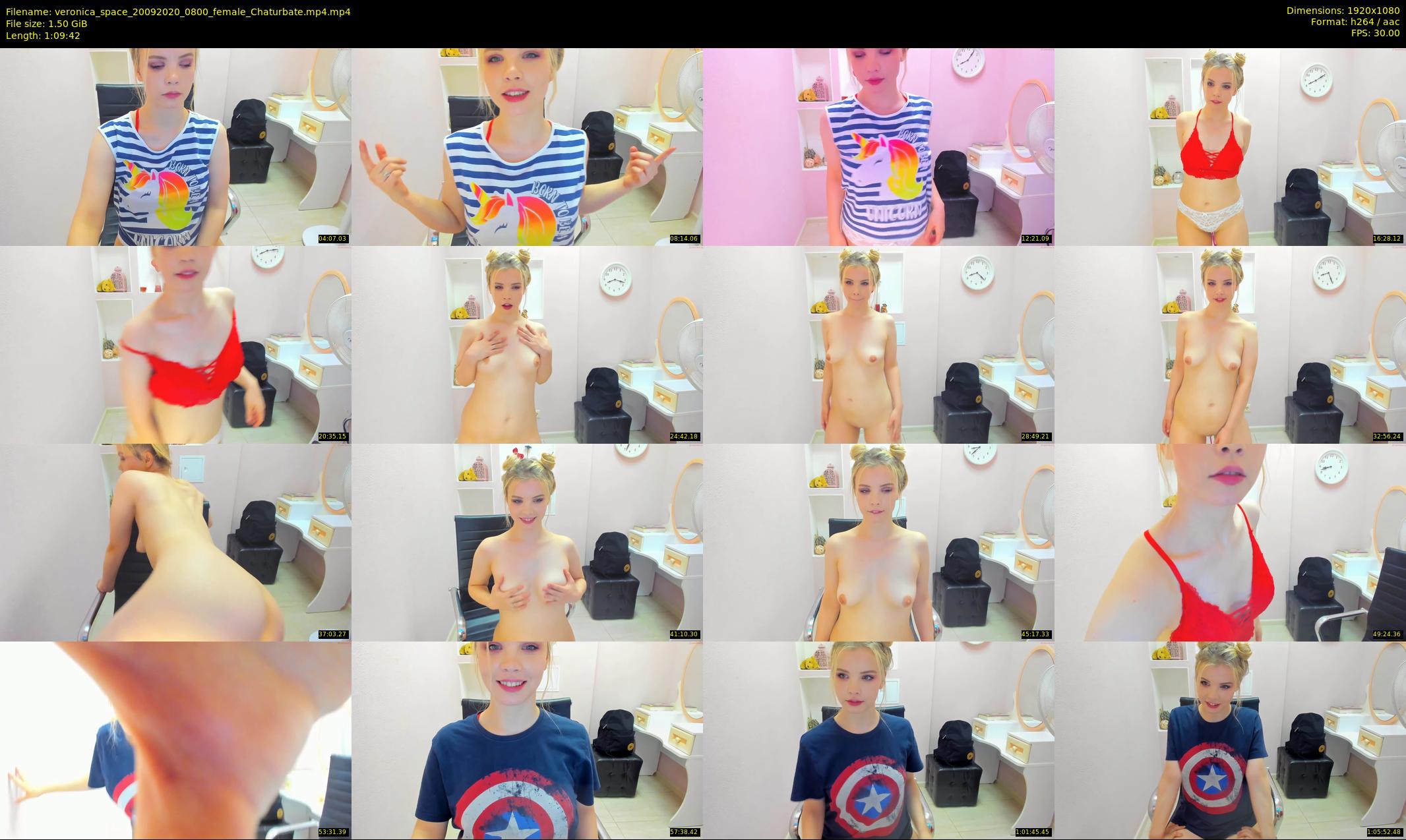 veronica_space — 70 minute Chaturbate female cam show recording, 1080p, Sep 20, 2020