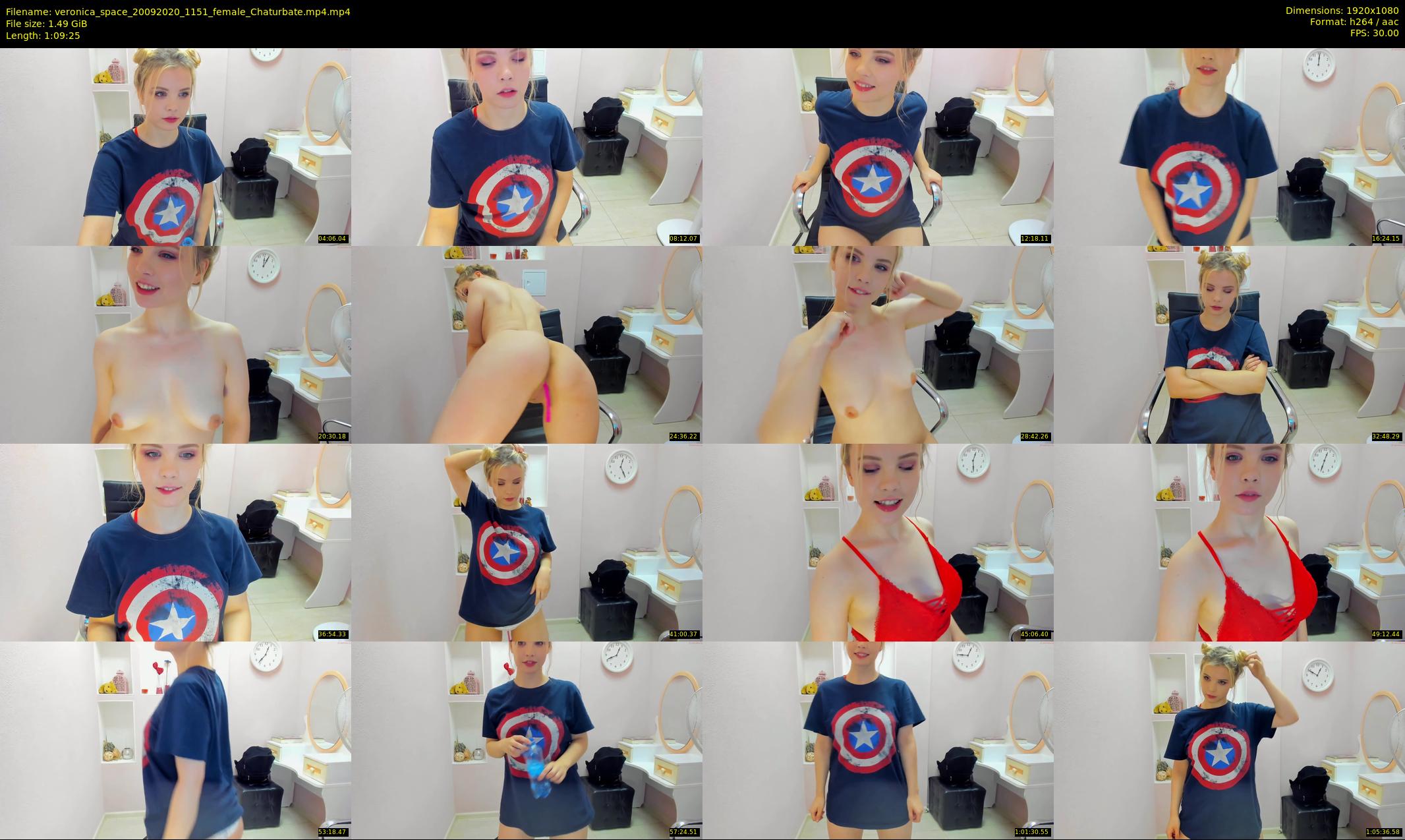 veronica_space — 70 minute Chaturbate female cam show recording, 1080p, Sep 20, 2020