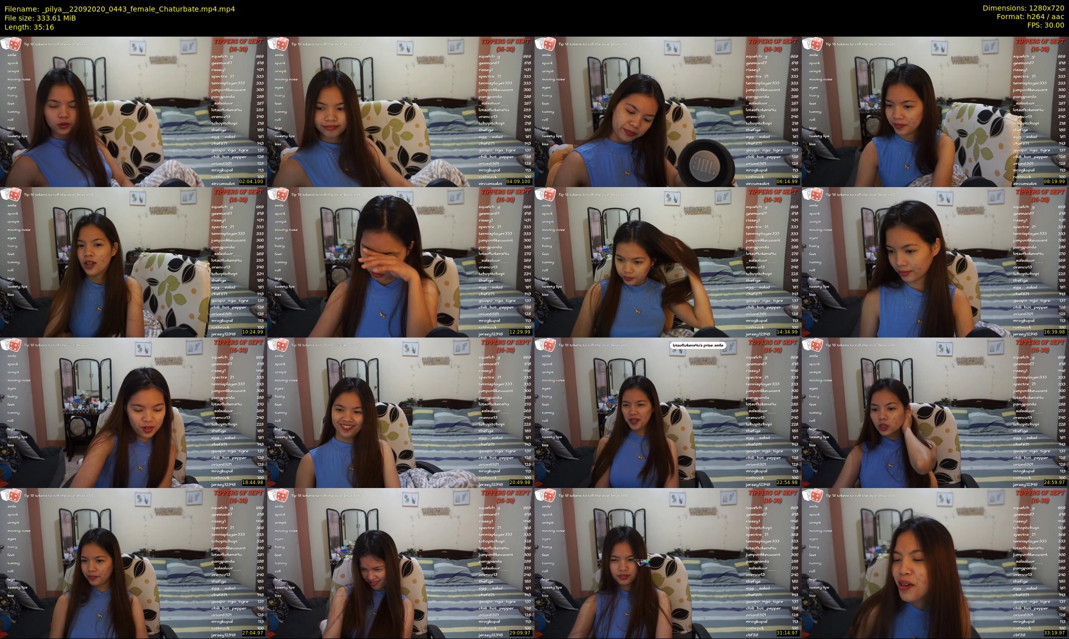 _pilya_ — 36 minute Chaturbate female cam show recording, 720p, Sep 22, 2020