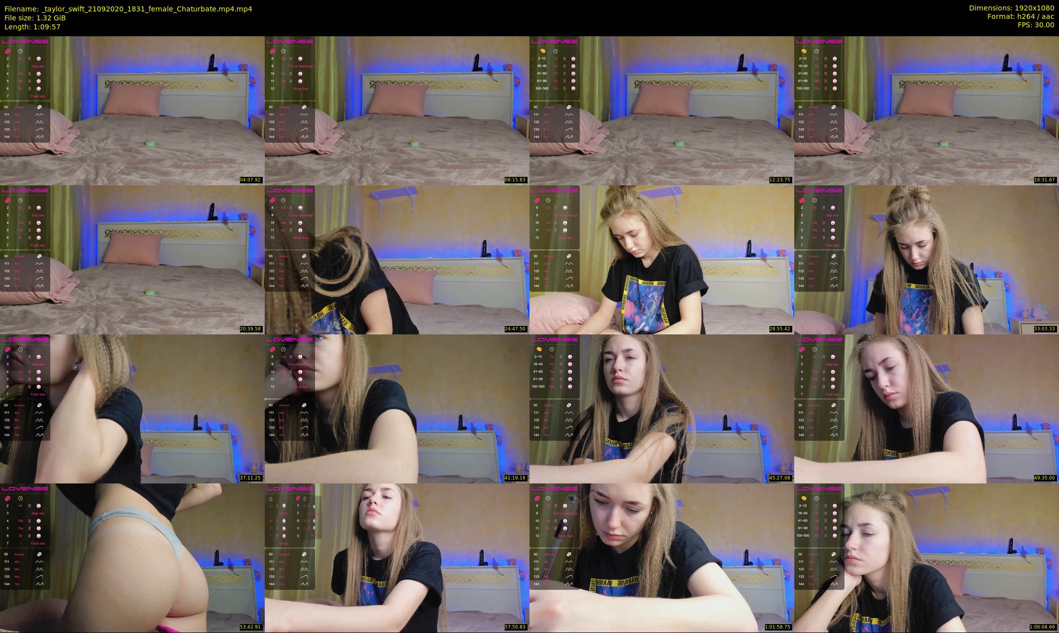 _taylor_swift — 70 minute Chaturbate female cam show recording, 1080p, Sep 21, 2020