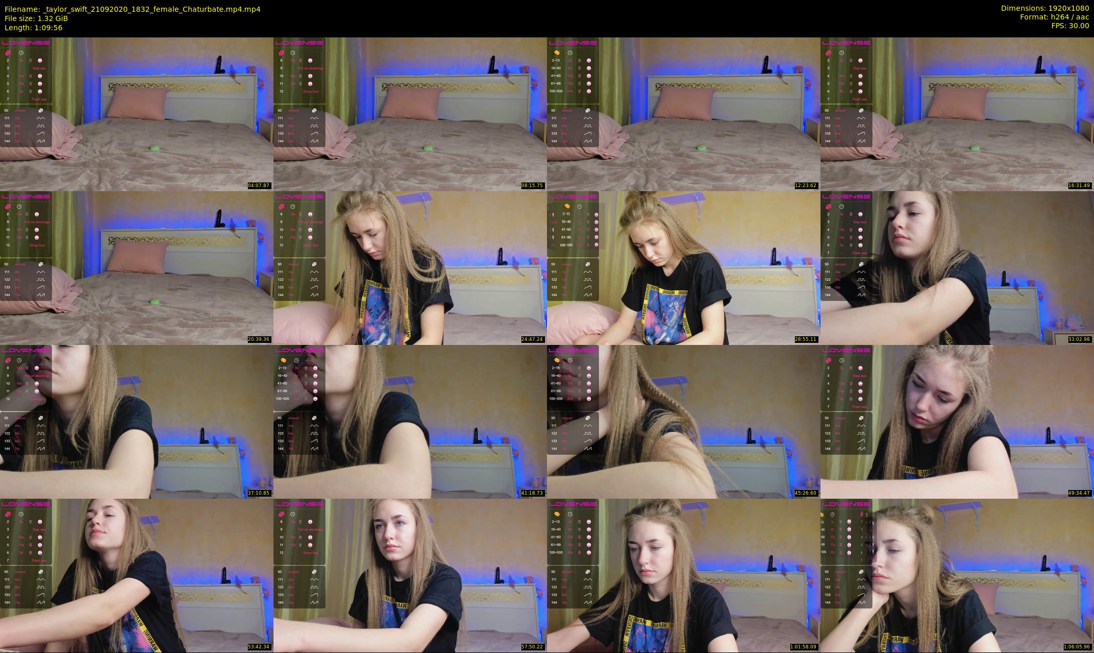 _taylor_swift — 70 minute Chaturbate female cam show recording, 1080p, Sep 21, 2020