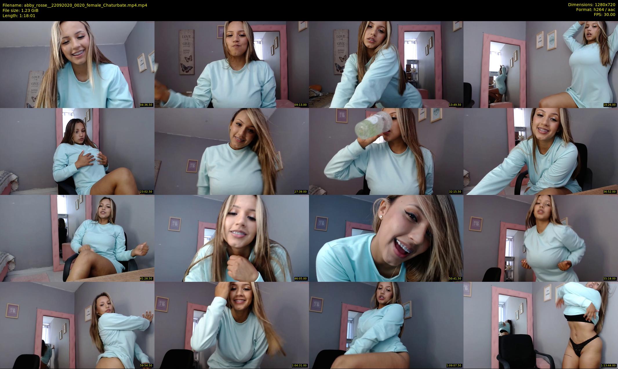 abby_rosse_ — 79 minute Chaturbate female cam show recording, 720p, Sep 22, 2020