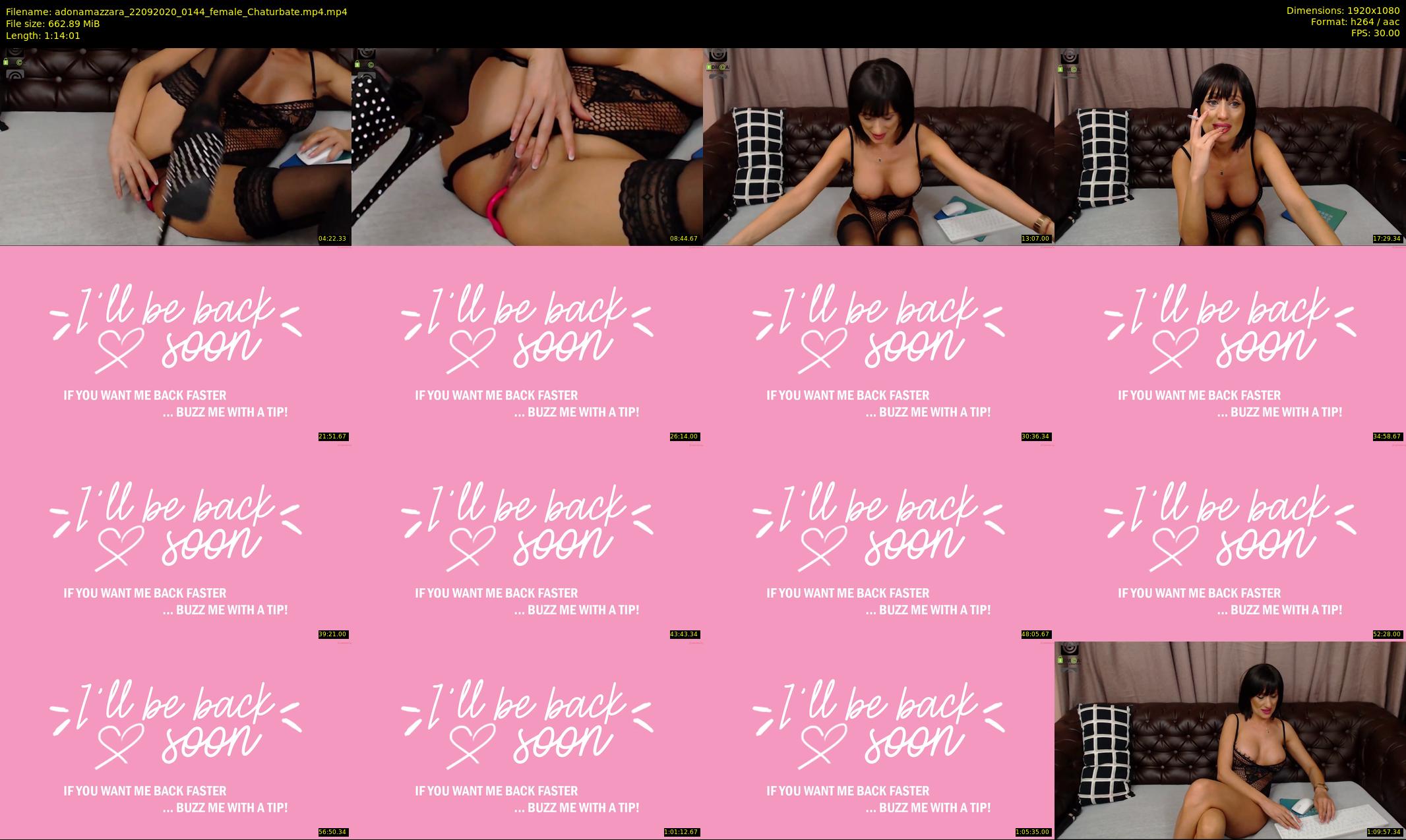 adonamazzara — 75 minute Chaturbate female cam show recording, 1080p, Sep 22, 2020