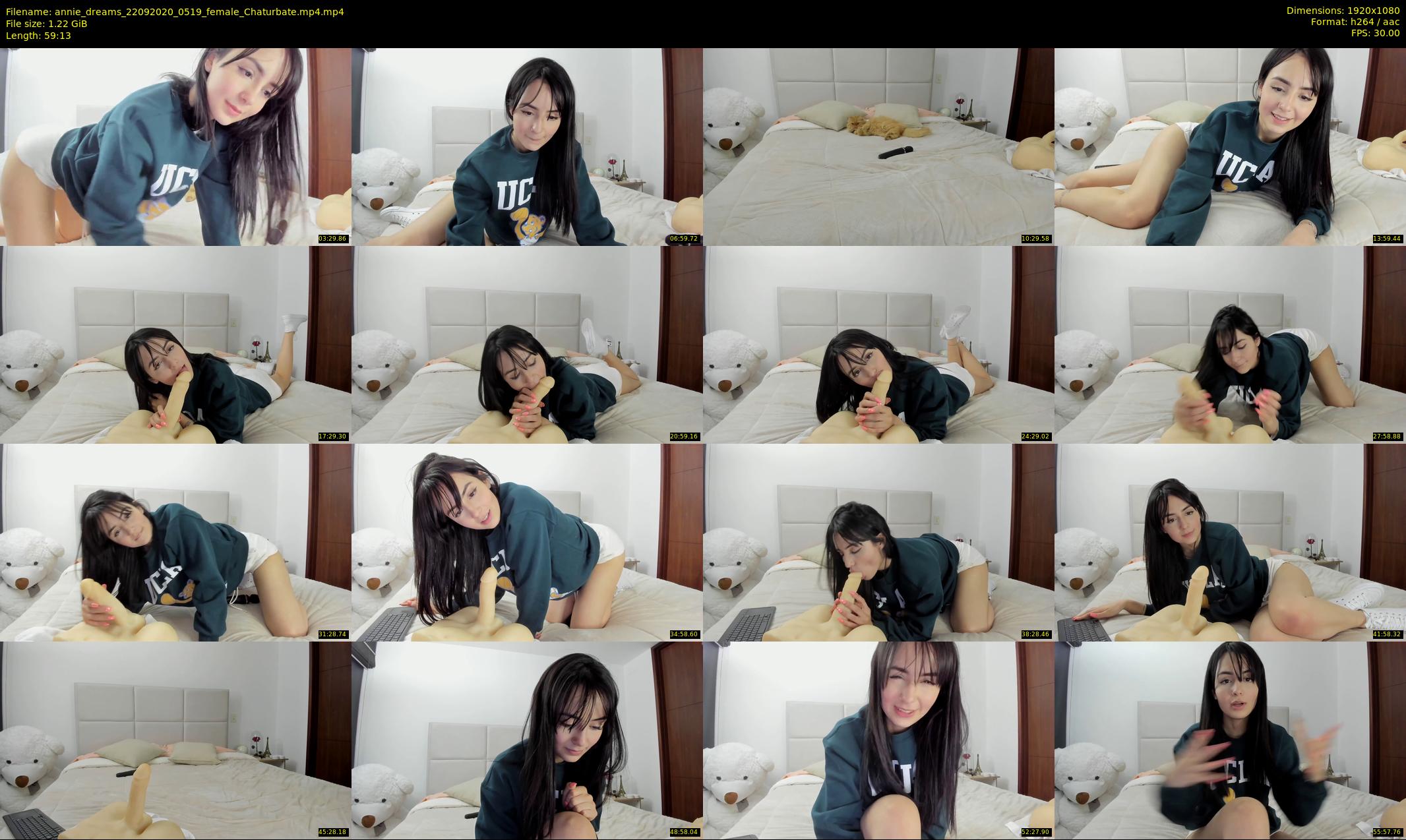 annie_dreams — 60 minute Chaturbate female cam show recording, 1080p, Sep 22, 2020