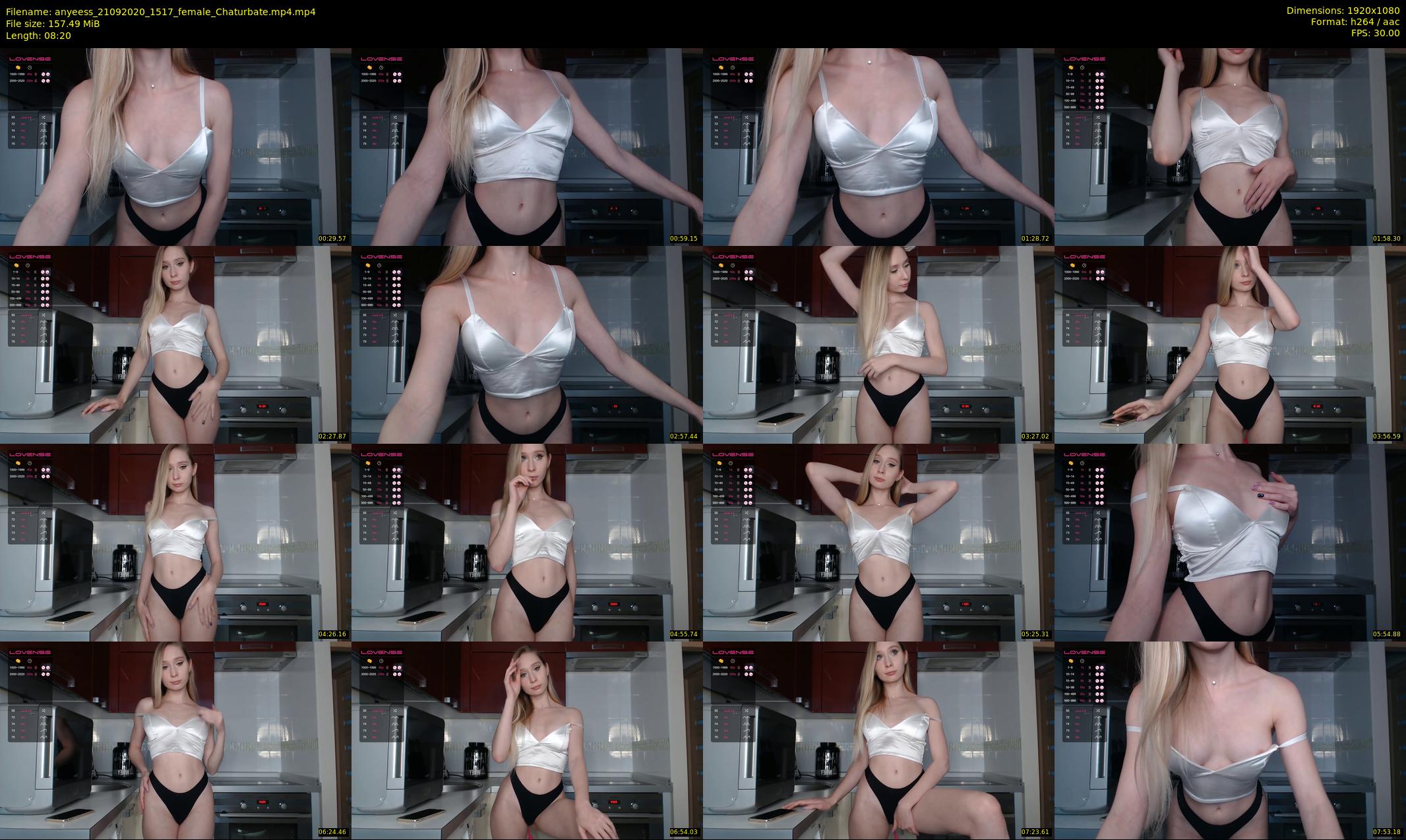 anyeess — 9 minute Chaturbate female cam show recording, 1080p, Sep 21, 2020