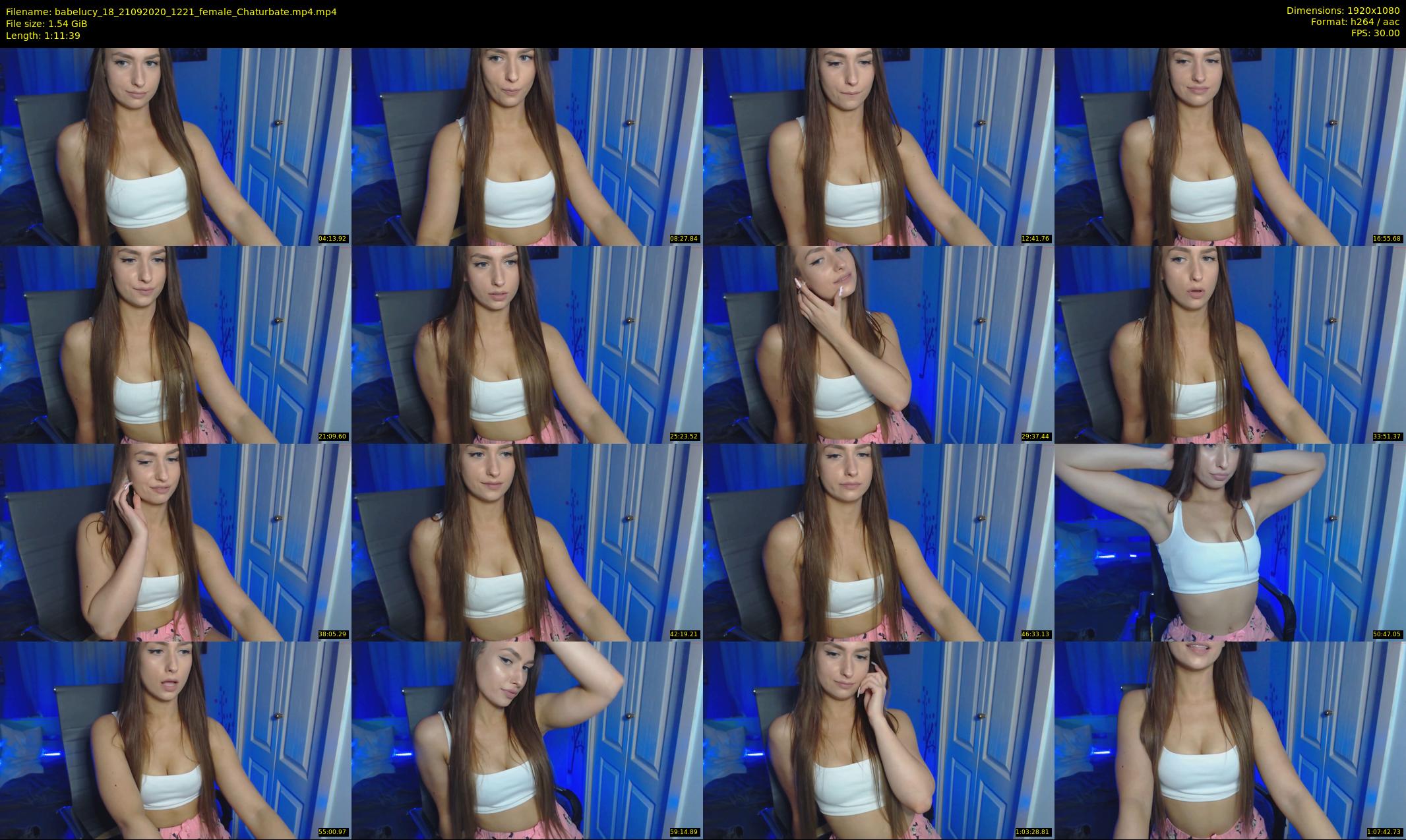 babelucy_18 — 72 minute Chaturbate female cam show recording, 1080p, Sep 21, 2020