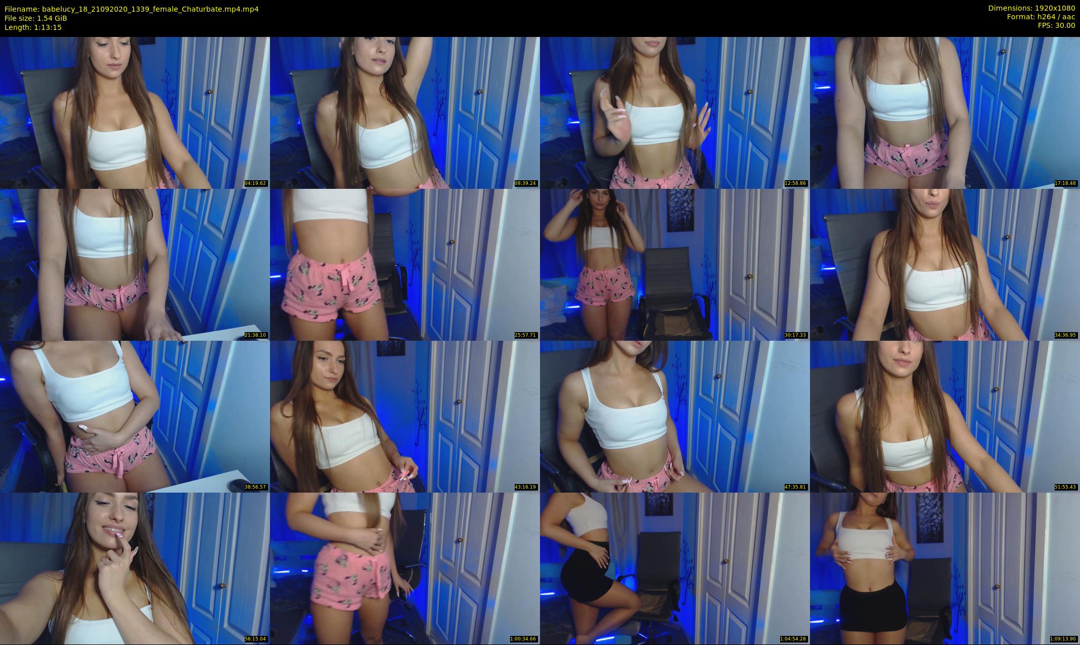 babelucy_18 — 74 minute Chaturbate female cam show recording, 1080p, Sep 21, 2020