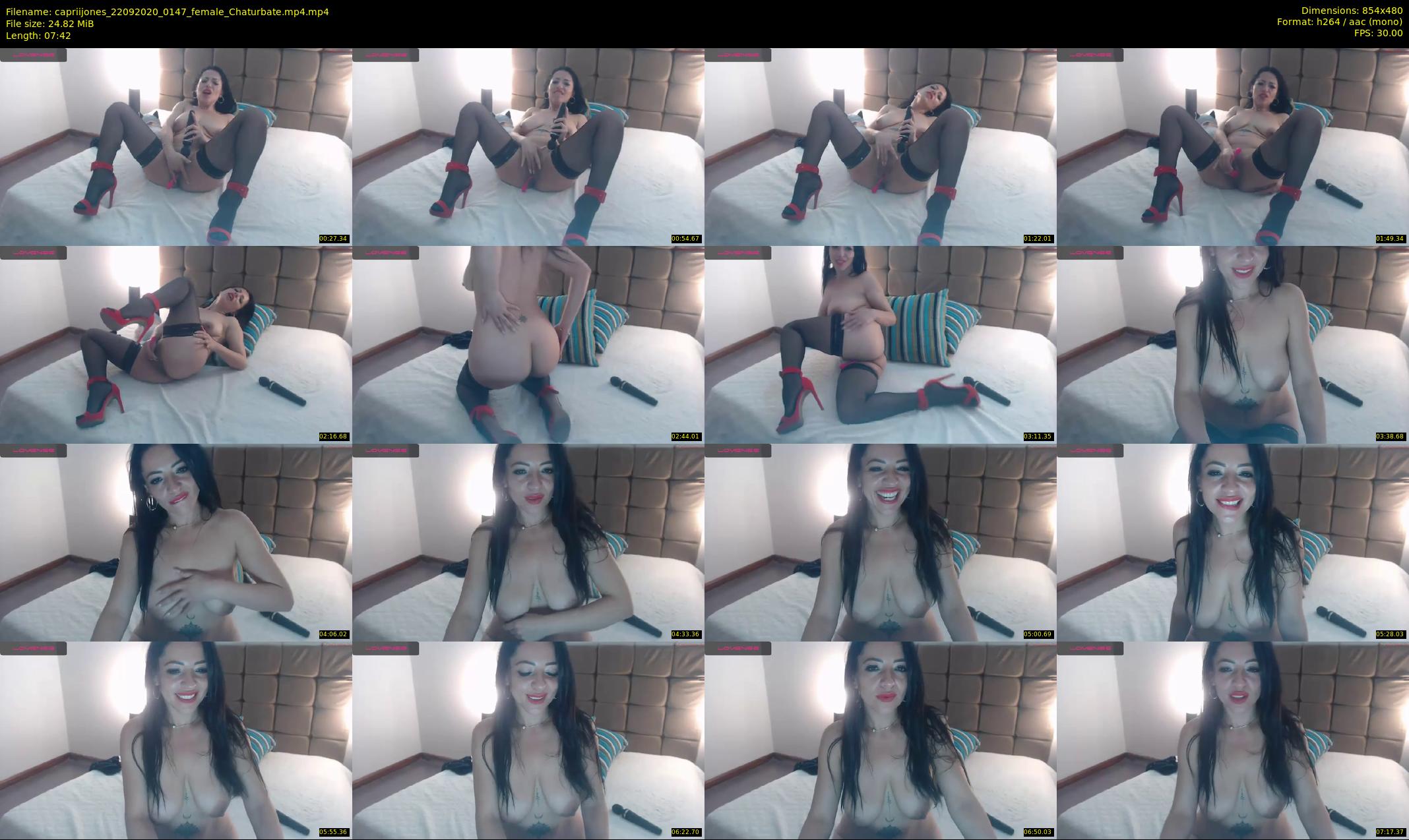 capriijones — 8 minute Chaturbate female cam show recording, 480p, Sep 22, 2020