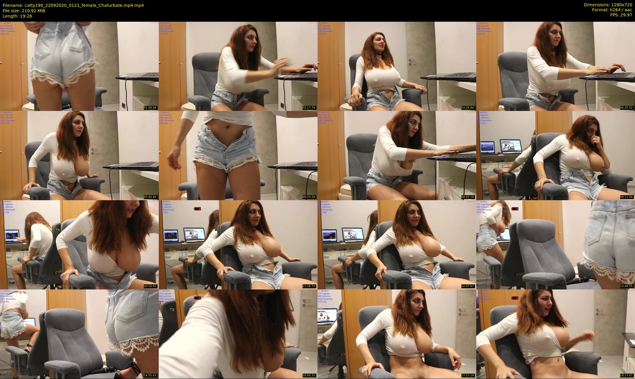 catty190 — 20 minute Chaturbate female cam show recording, 720p, Sep 22, 2020