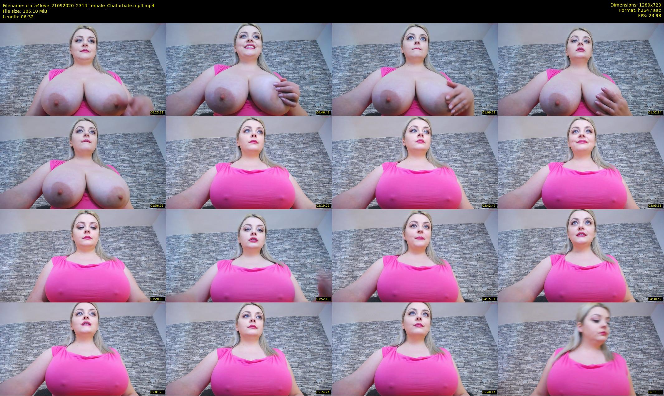 clara4love — 7 minute Chaturbate female cam show recording, 720p, Sep 21, 2020