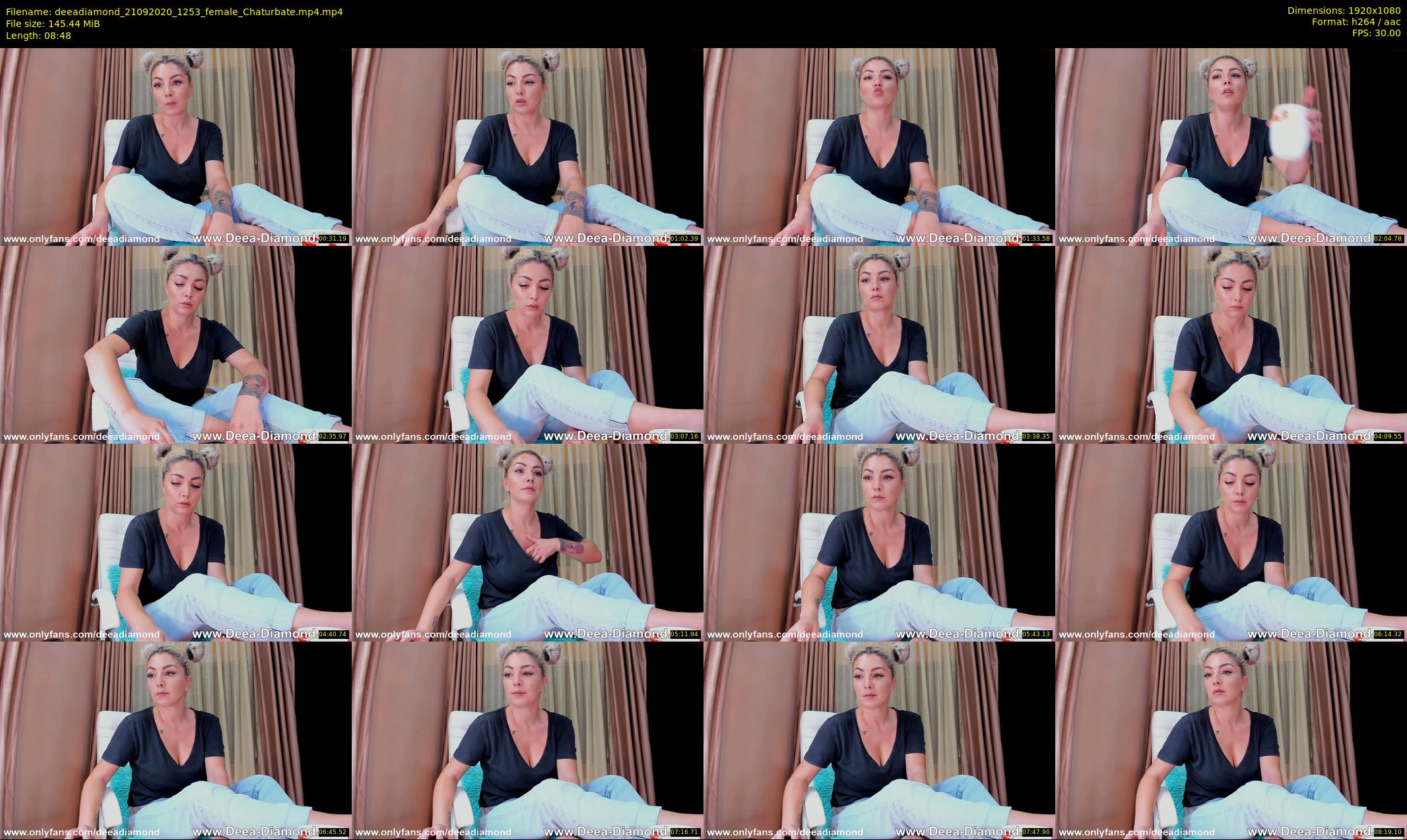 deeadiamond — 9 minute Chaturbate female cam show recording, 1080p, Sep 21, 2020