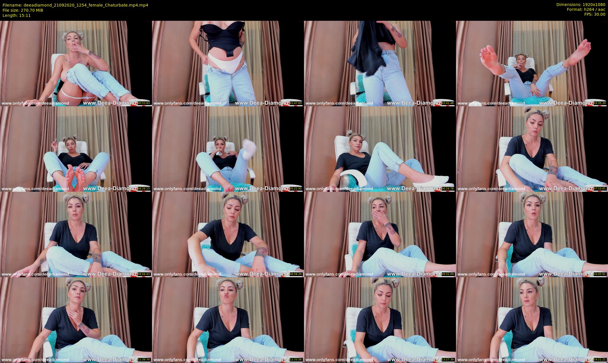 deeadiamond — 16 minute Chaturbate female cam show recording, 1080p, Sep 21, 2020