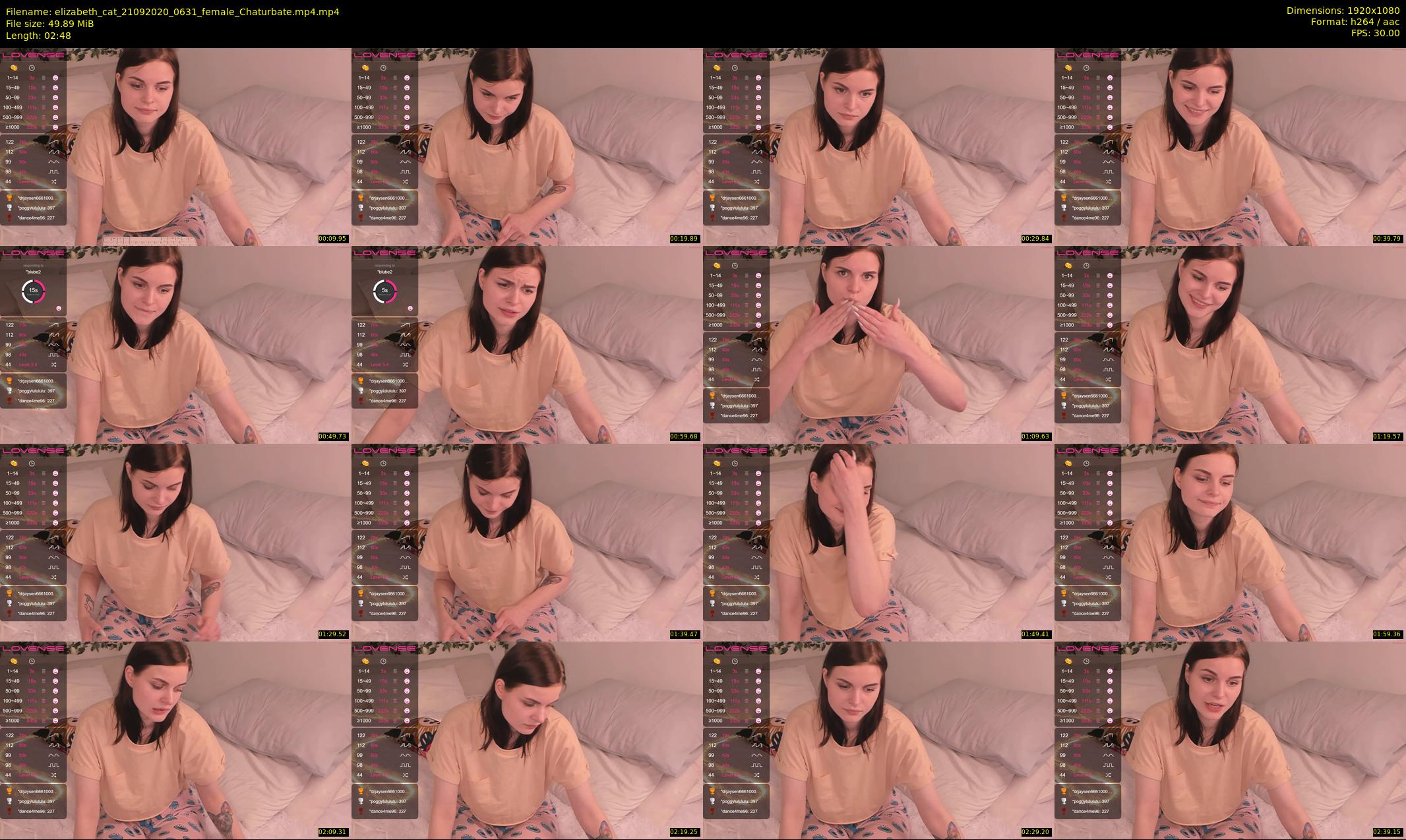 elizabeth_cat — 3 minute Chaturbate female cam show recording, 1080p, Sep 21, 2020