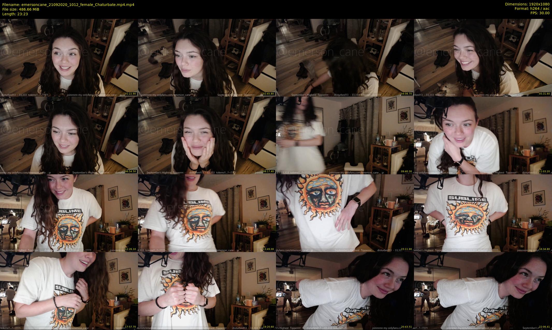 emersoncane — 24 minute Chaturbate female cam show recording, 1080p, Sep 21, 2020