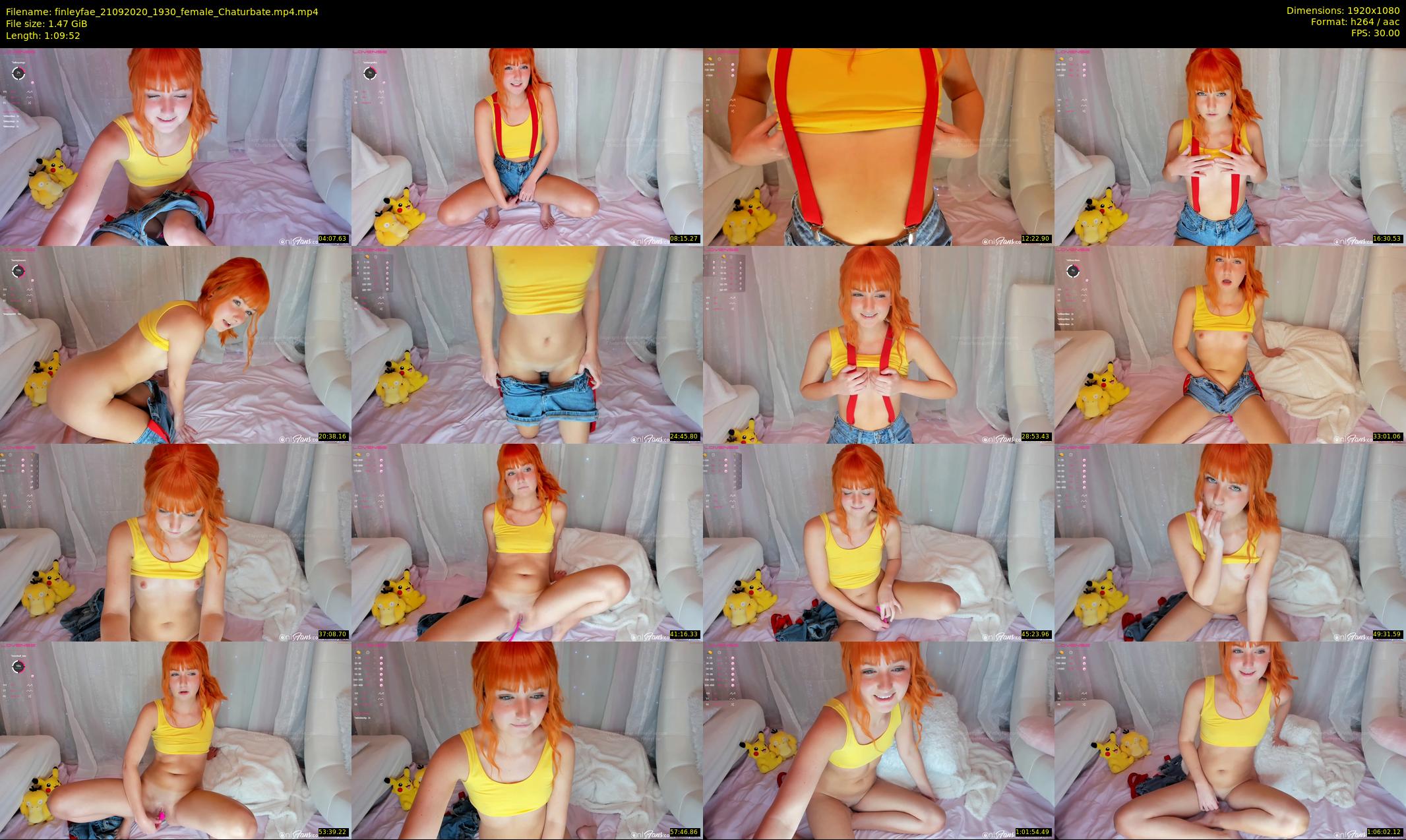 finleyfae — 70 minute Chaturbate female cam show recording, 1080p, Sep 21, 2020