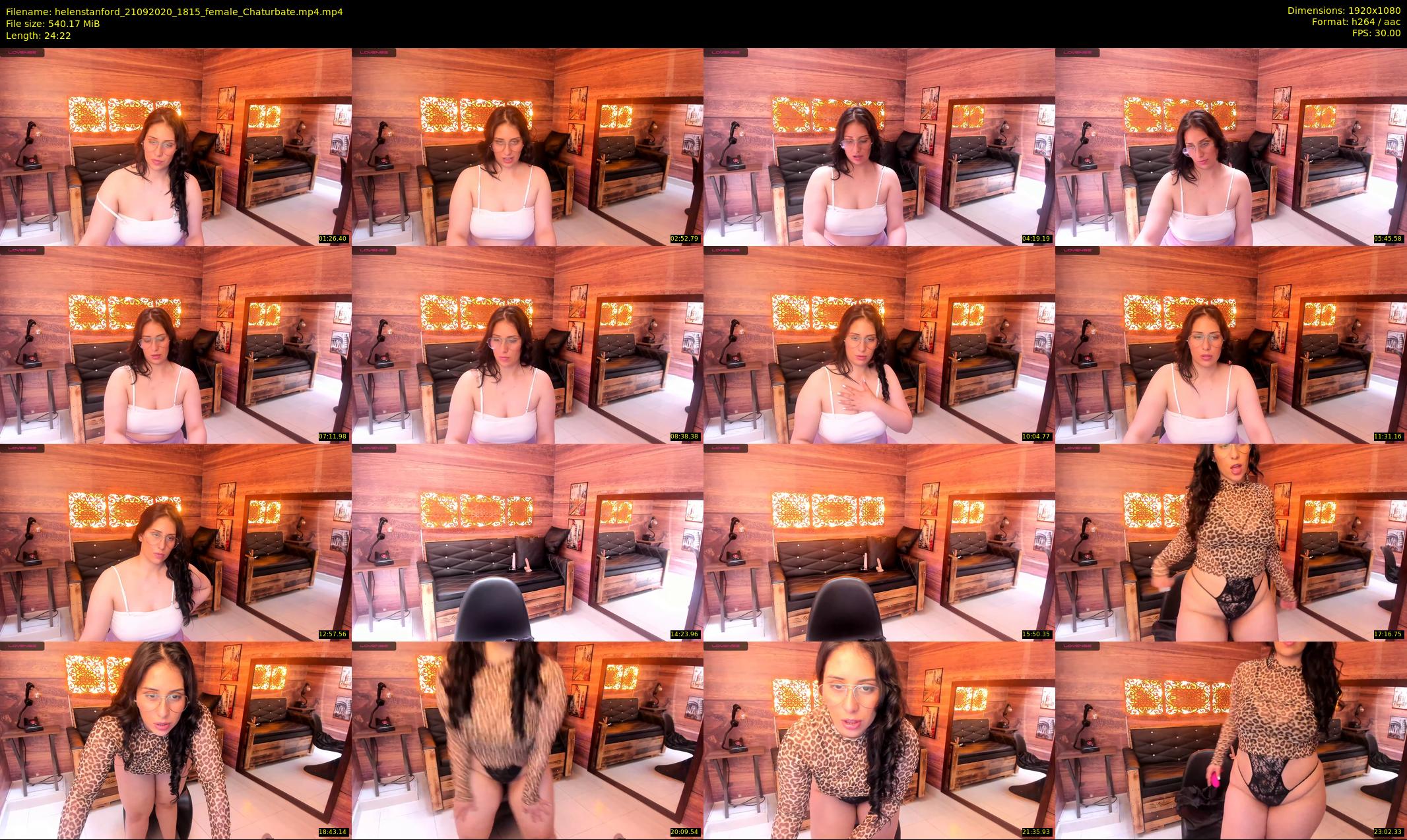 helenstanford — 25 minute Chaturbate female cam show recording, 1080p, Sep 21, 2020