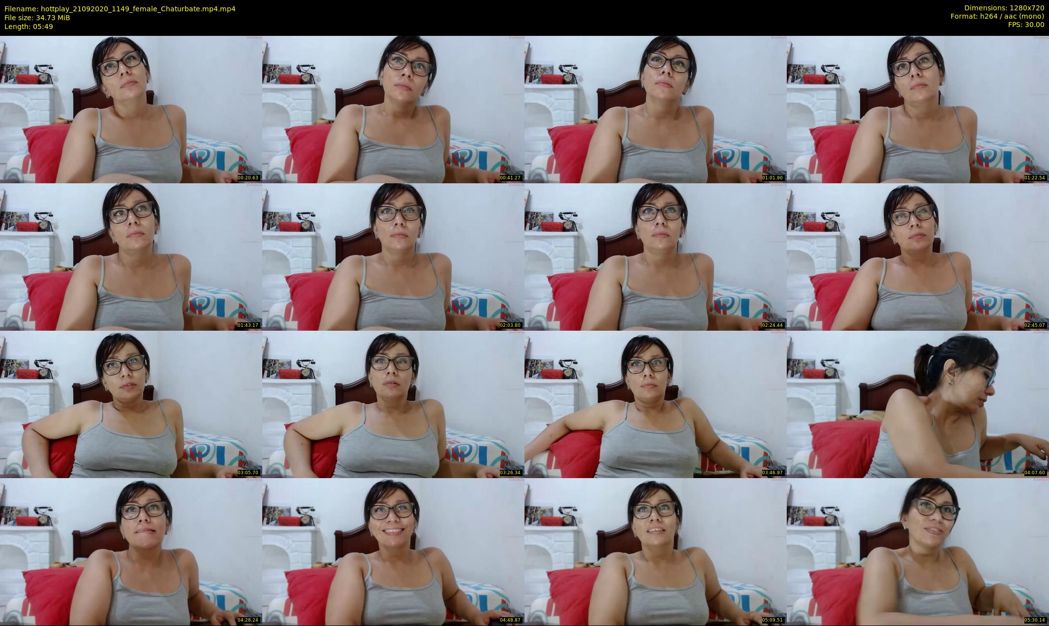 hottplay — 6 minute Chaturbate female cam show recording, 720p, Sep 21, 2020